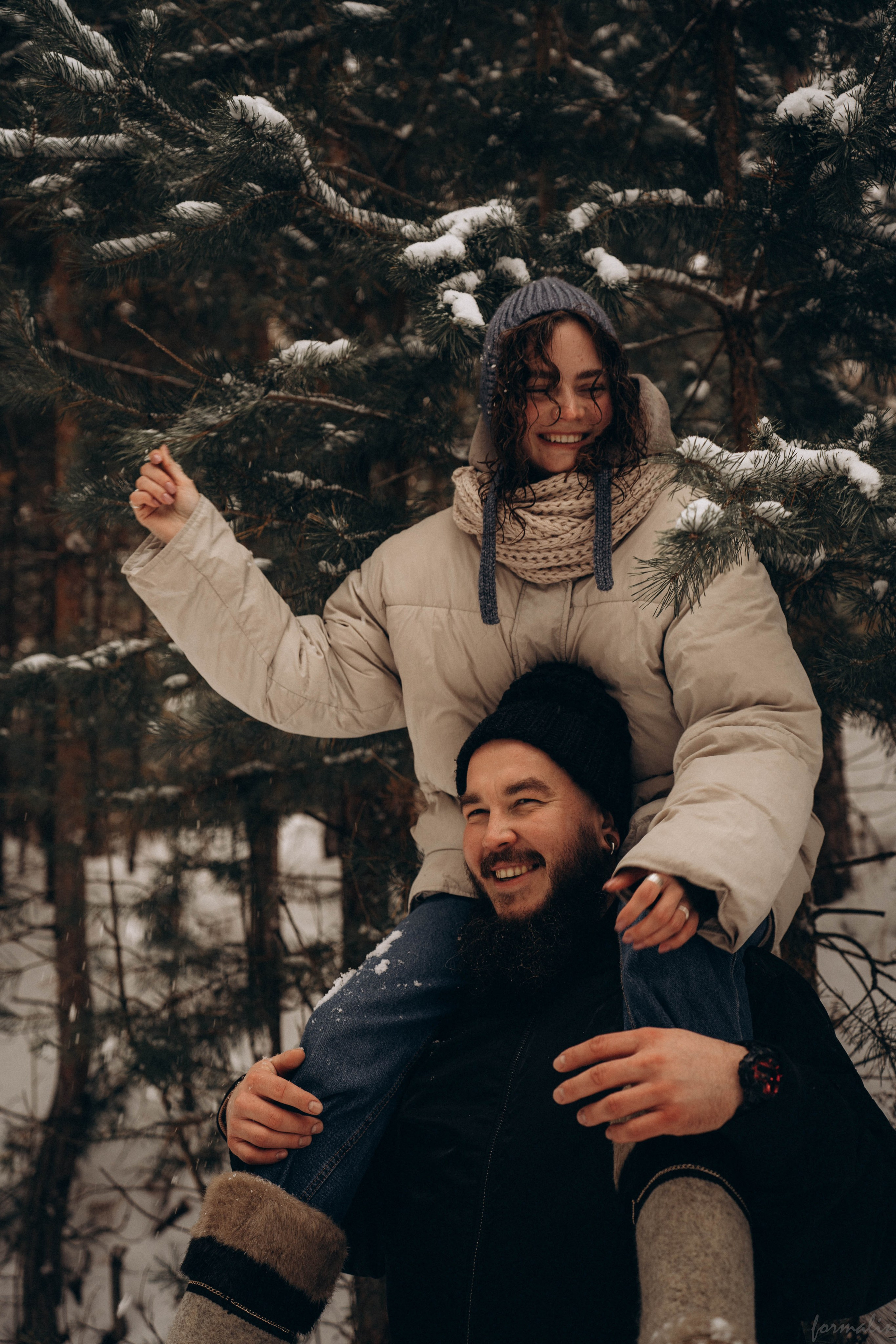 Романтичный снегопад. Алиса Никитцова | Фотограф в Казани