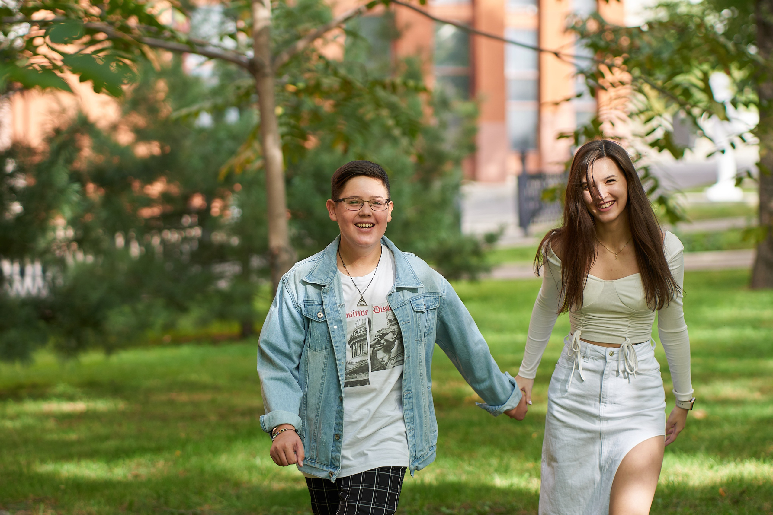 Прогулка с семьёй. Анна Катасонова