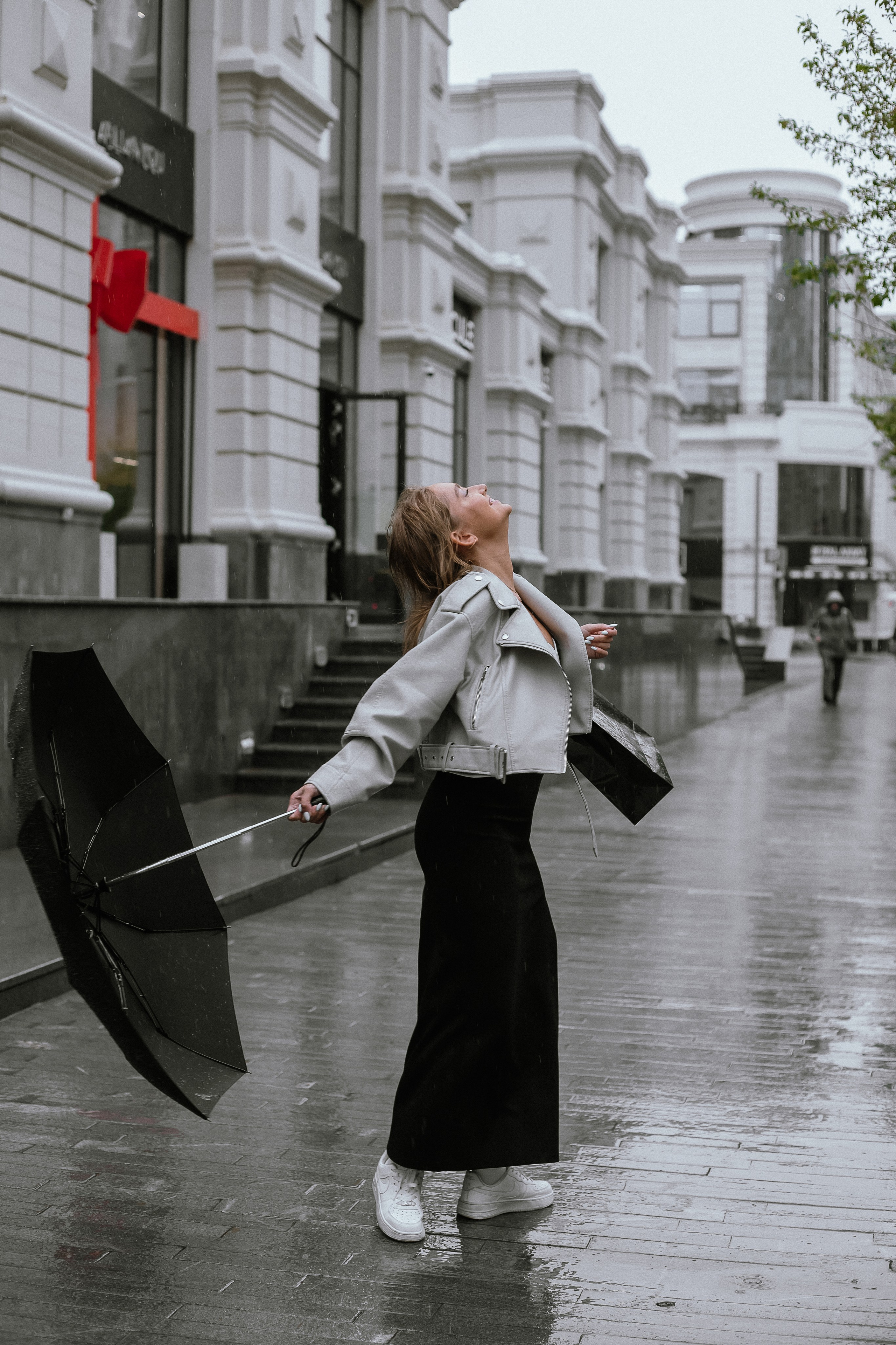 Фотосессия под дождём в Екатеринбурге.