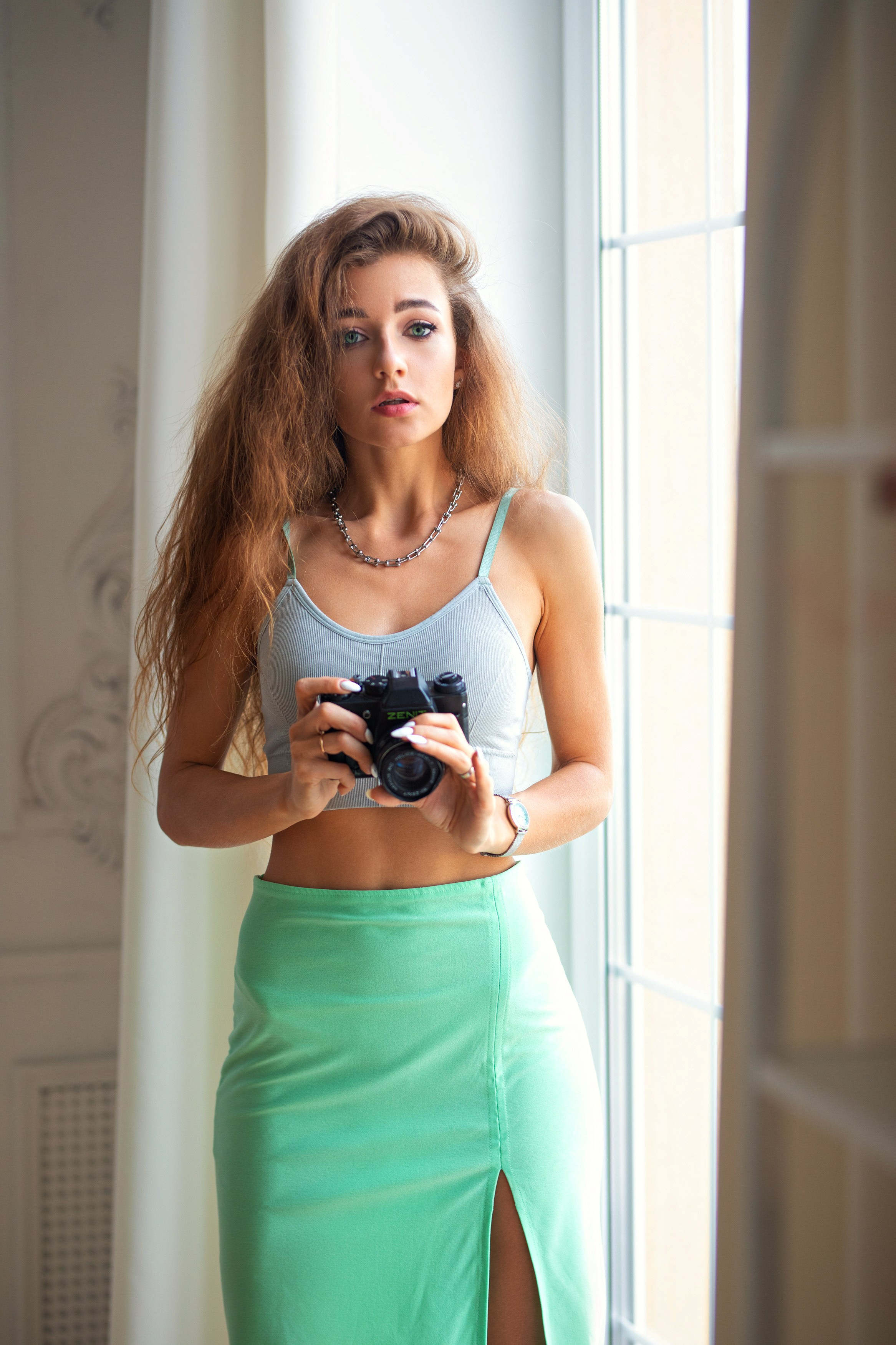 Съемка с Дианой в интерьерной студии и на улице города в формате для «себя»