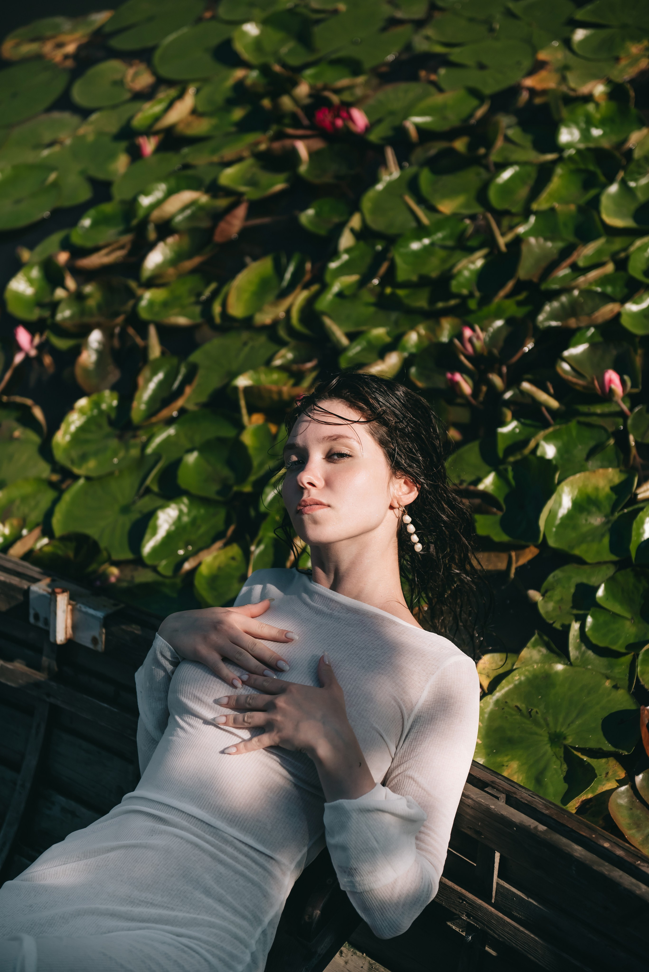 Фотосессия с кувшинками в Таёжной Заимке в г. Кемерово