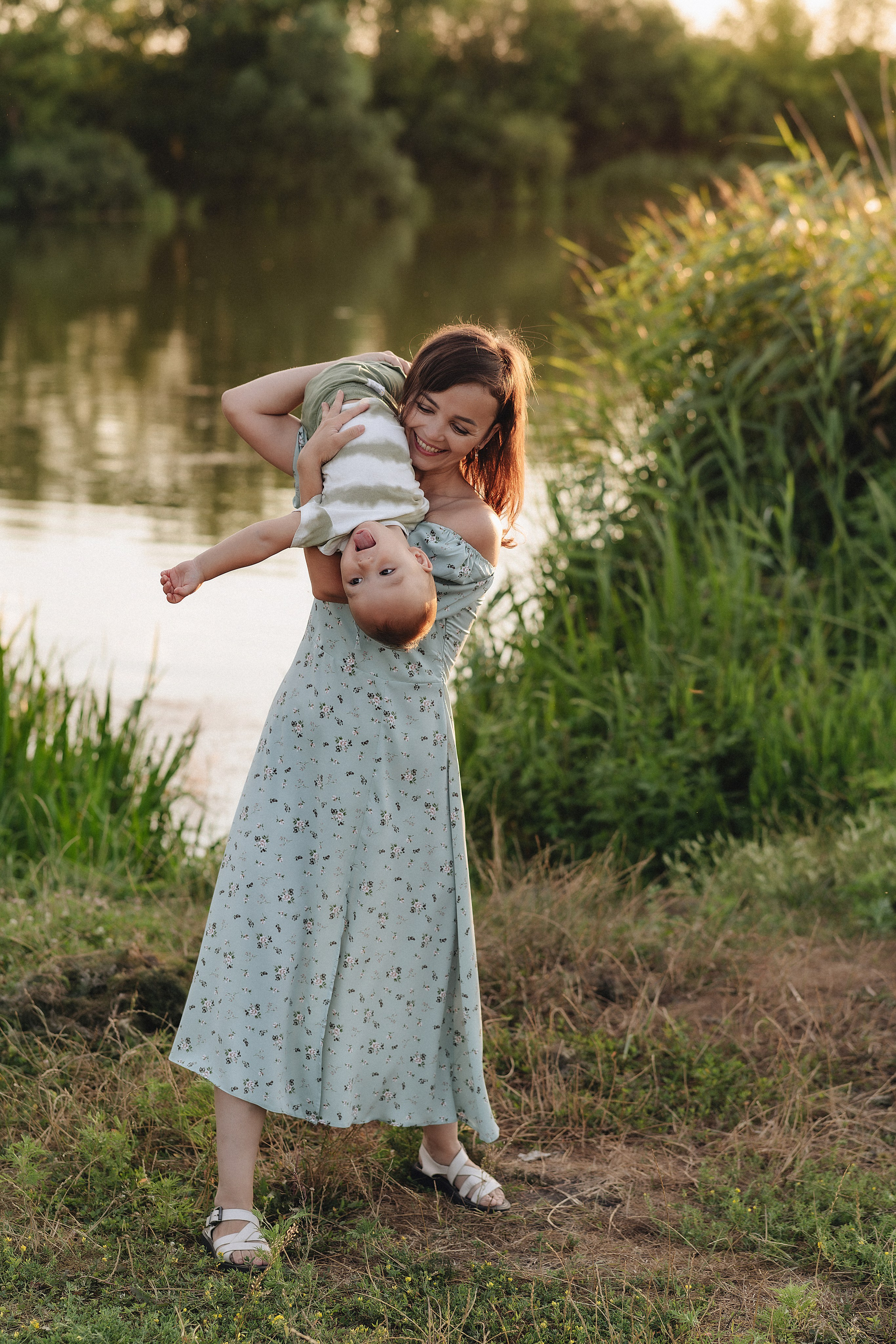 Семейная съемка на закате. Фотограф Карина Шмулёва. Воронеж и область