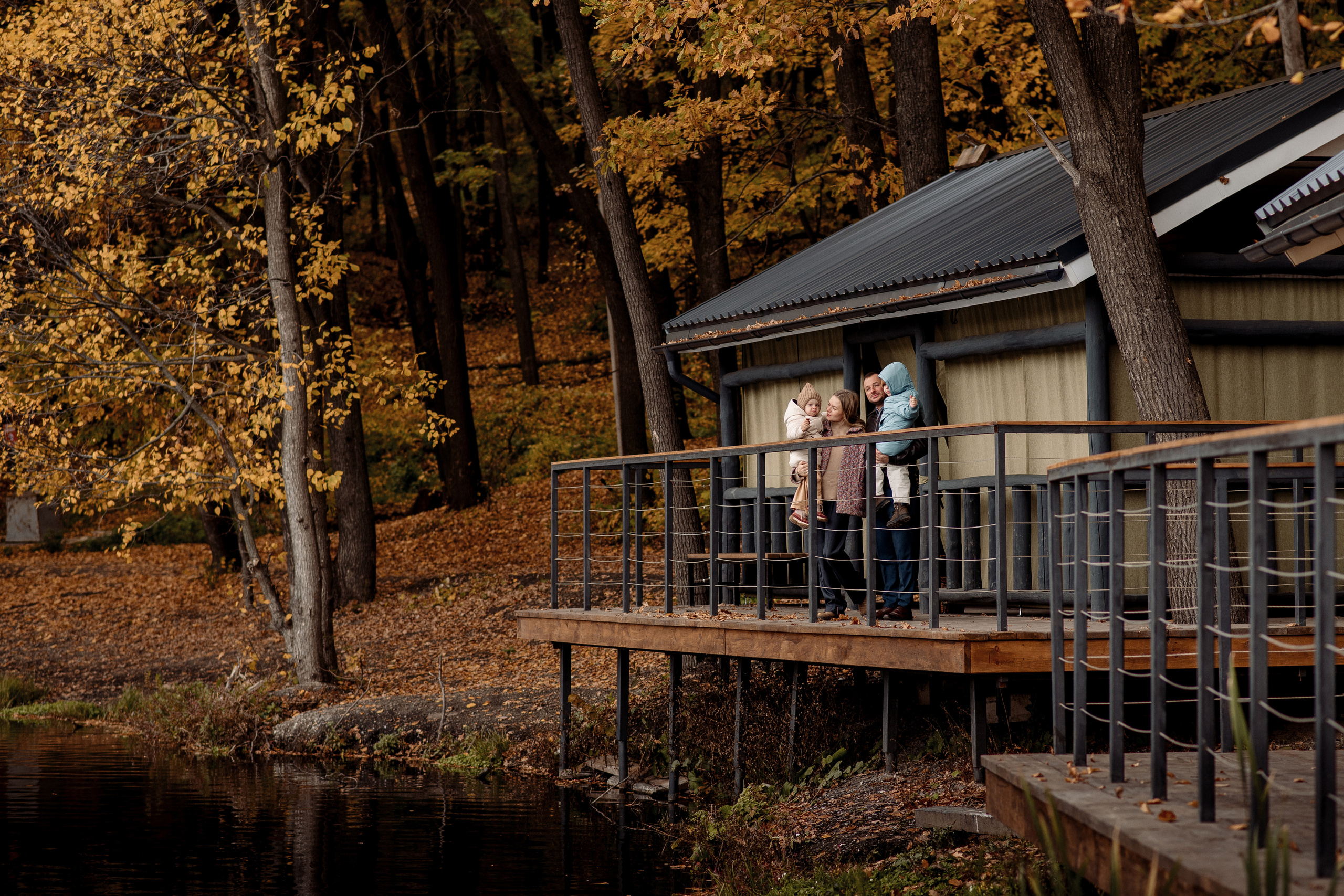 Маляевы и осень в Ударнике. Фотограф Мария Стрелкова