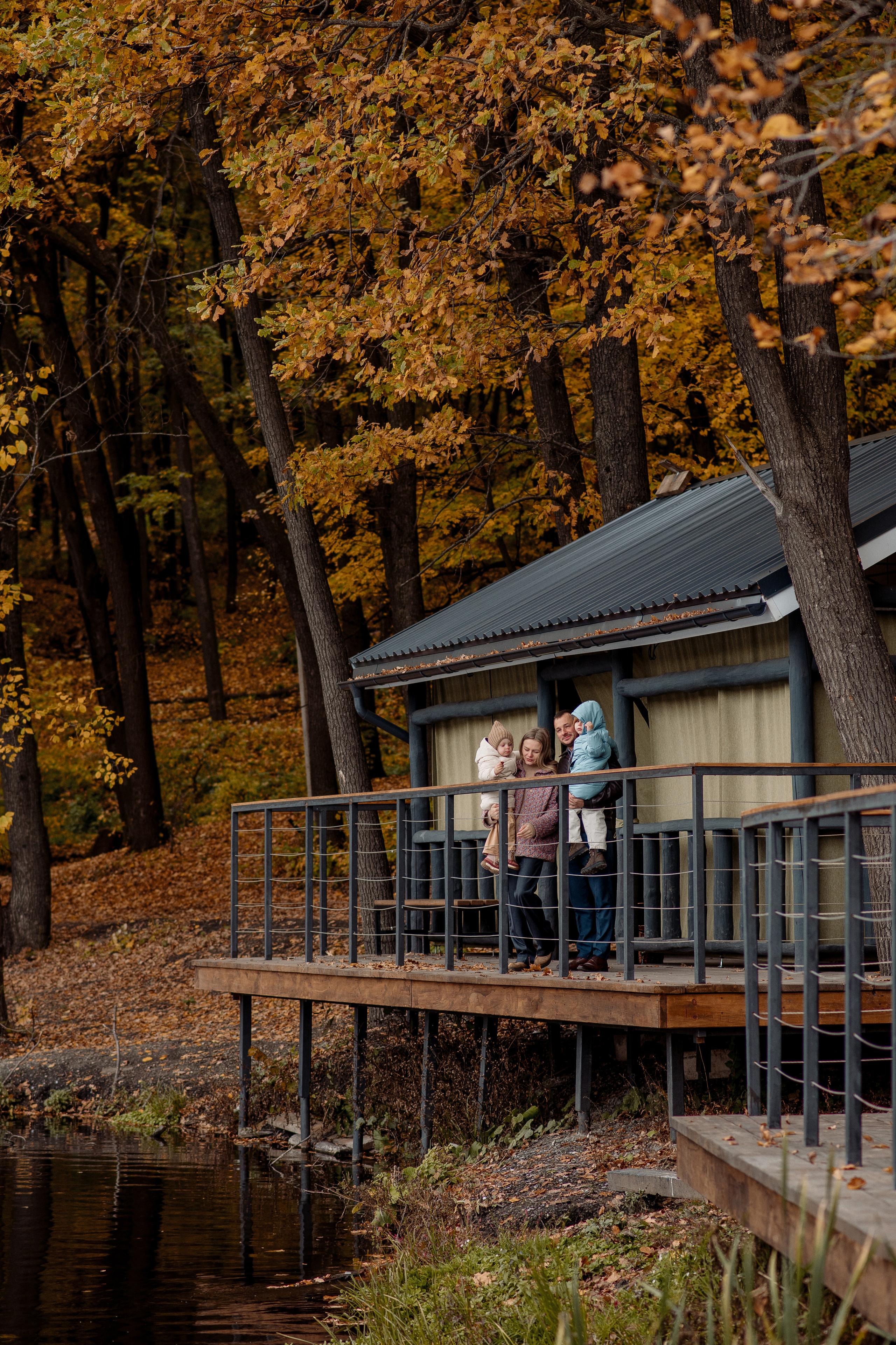Маляевы и осень в Ударнике. Фотограф Мария Стрелкова