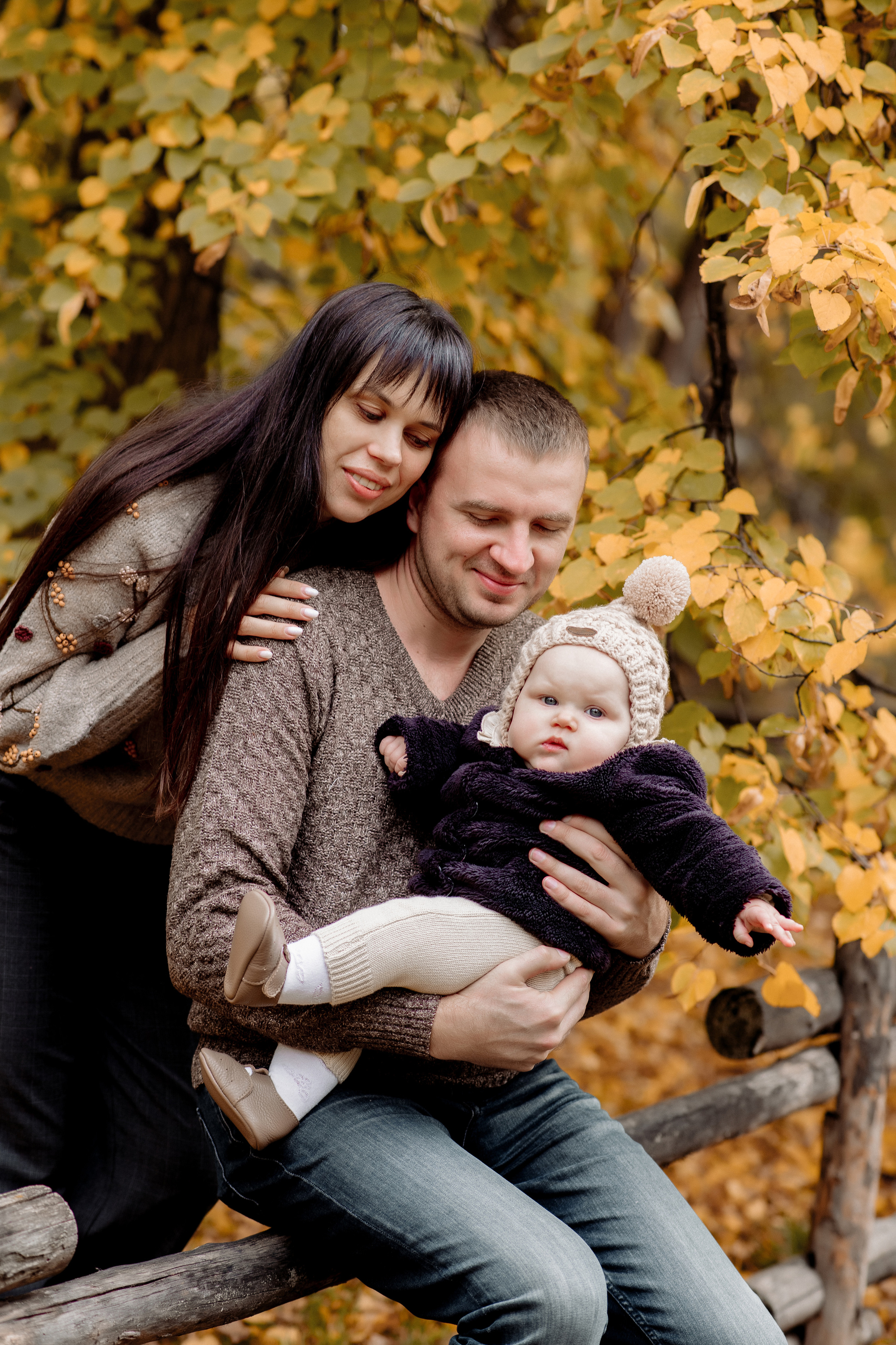 Осенний день, теплые обьятия. Фотограф Мария Стрелкова