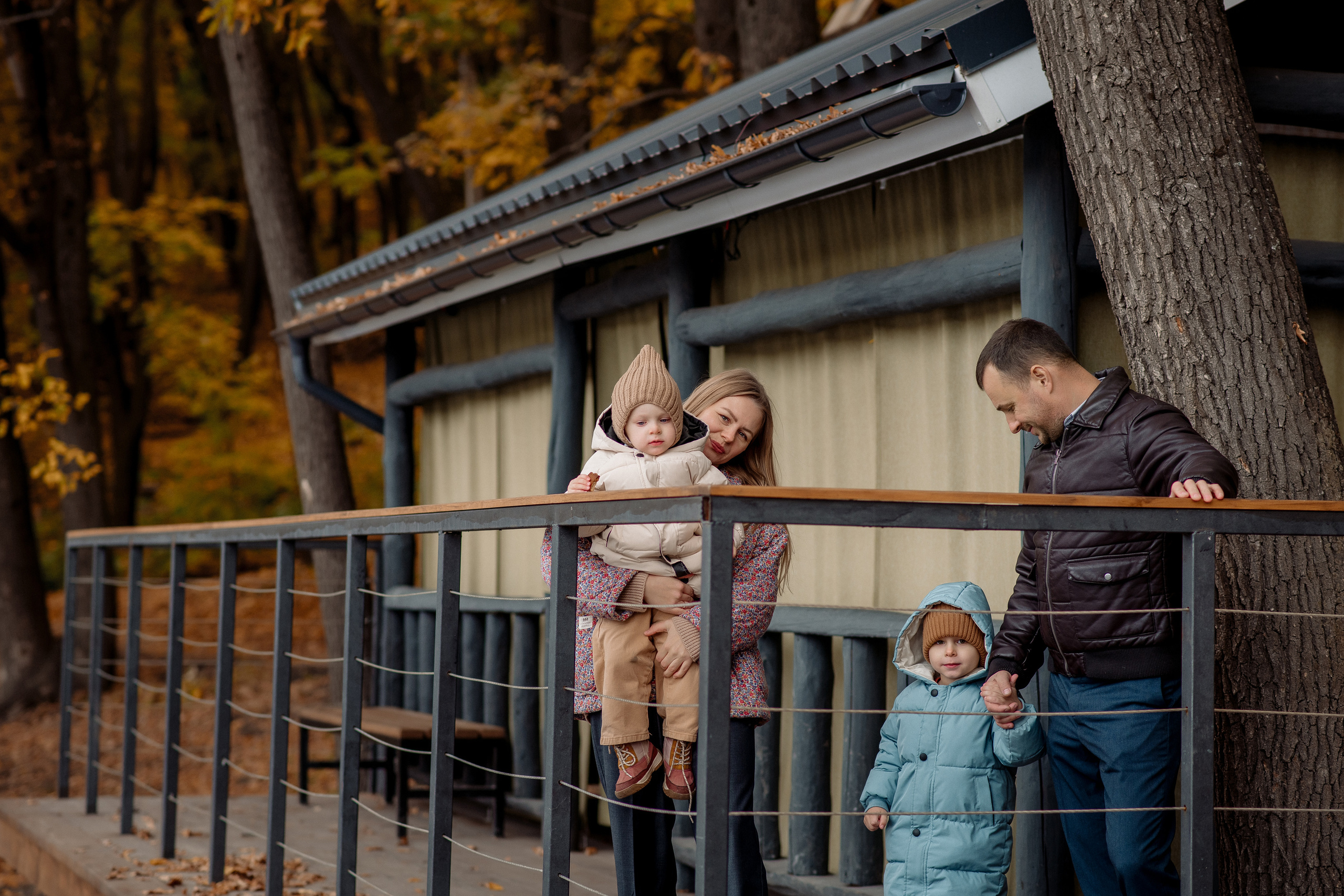 Маляевы и осень в Ударнике. Фотограф Мария Стрелкова