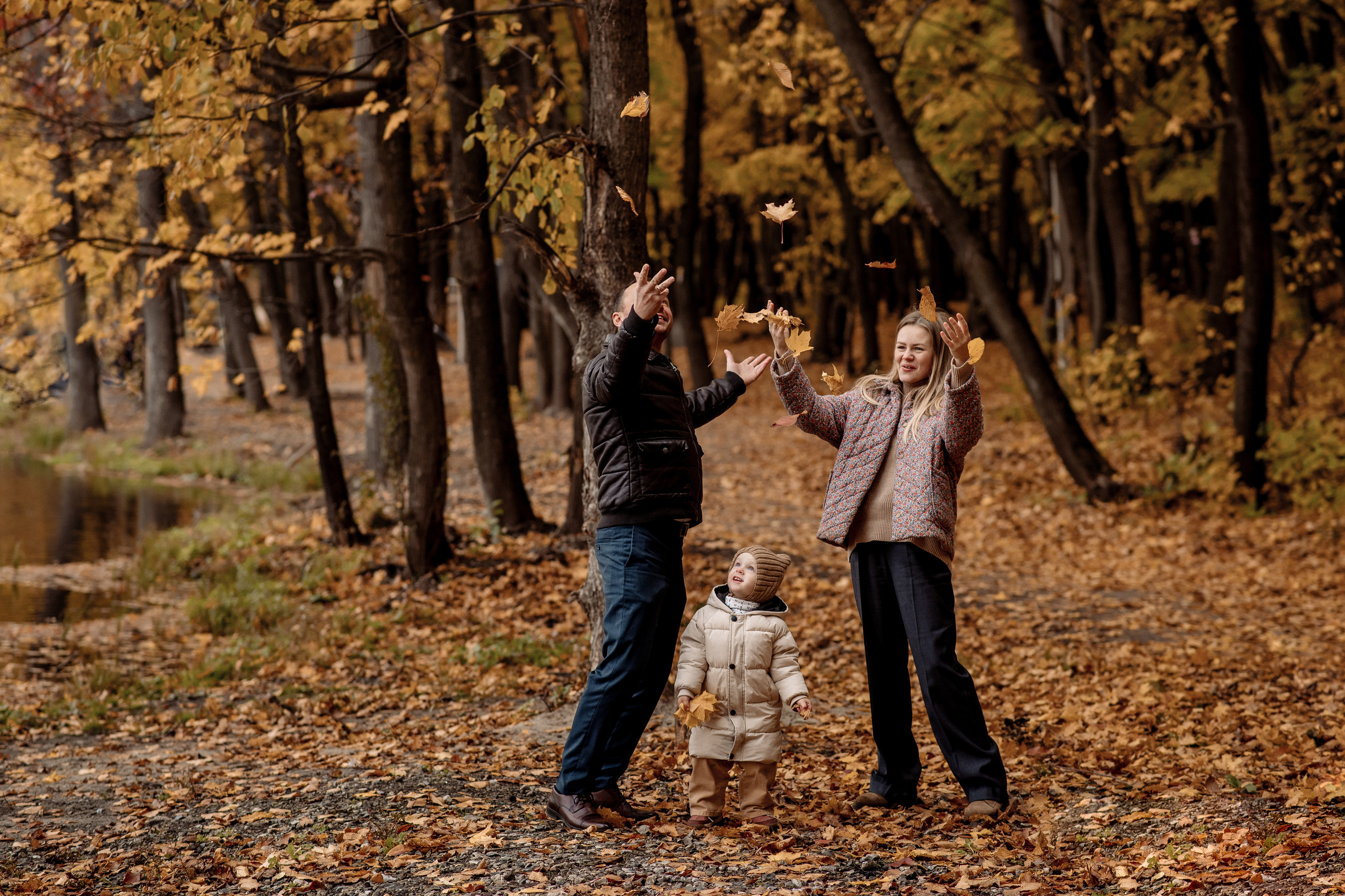Маляевы и осень в Ударнике. Фотограф Мария Стрелкова