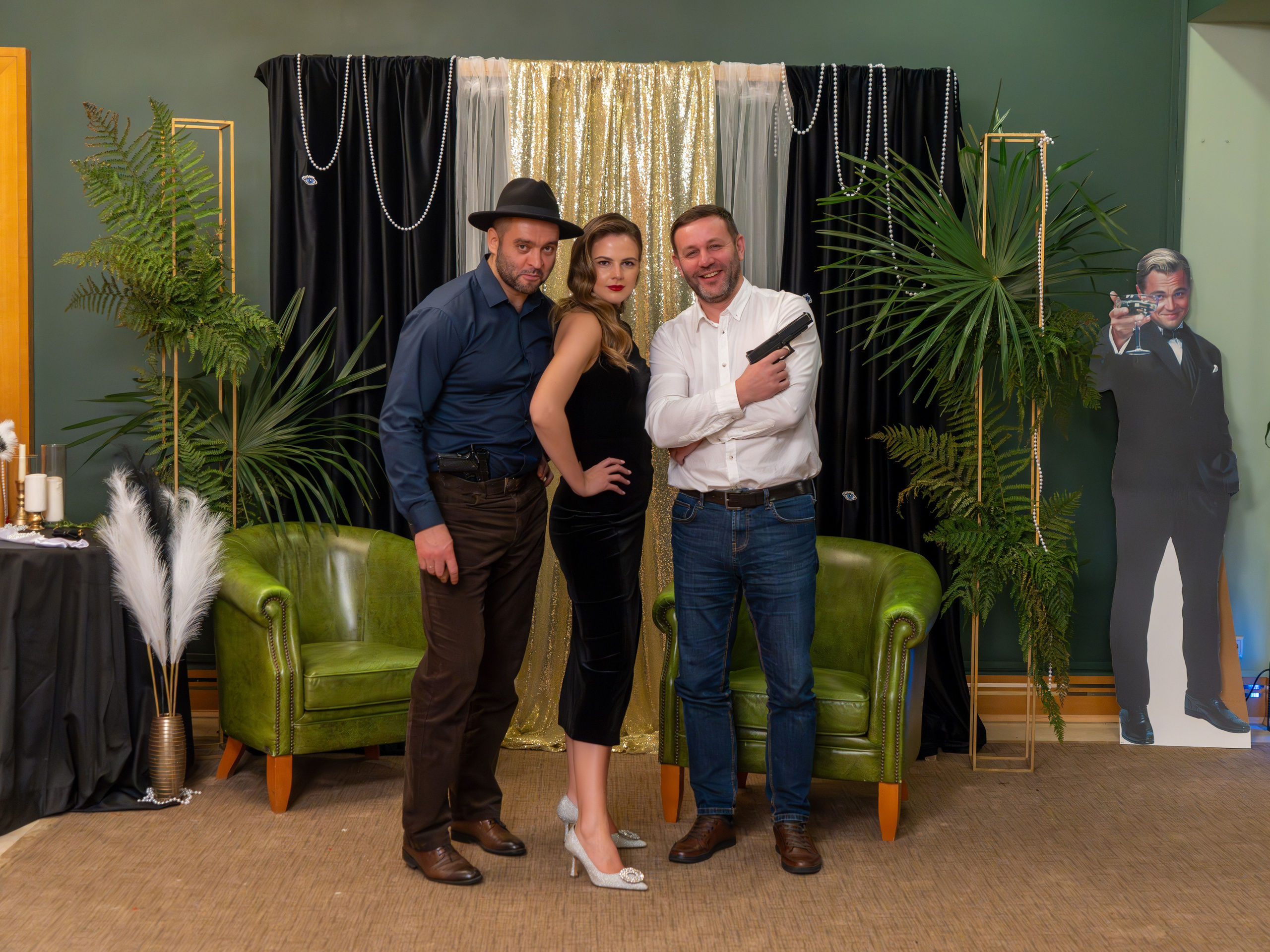 Новый год в стиле Great Gatsby. Репортажный фотограф в Красной Поляне и Сочи Павлюченко Екатерина