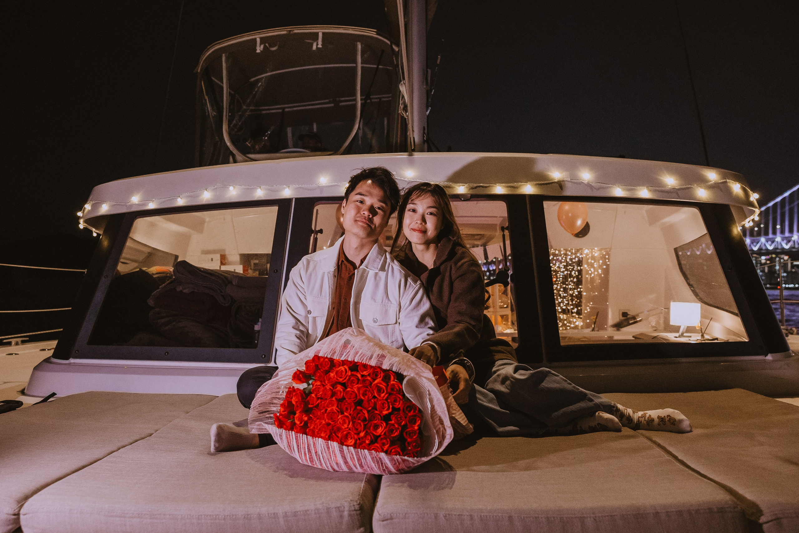 Предложение руки и сердца на яхте в Пусане 