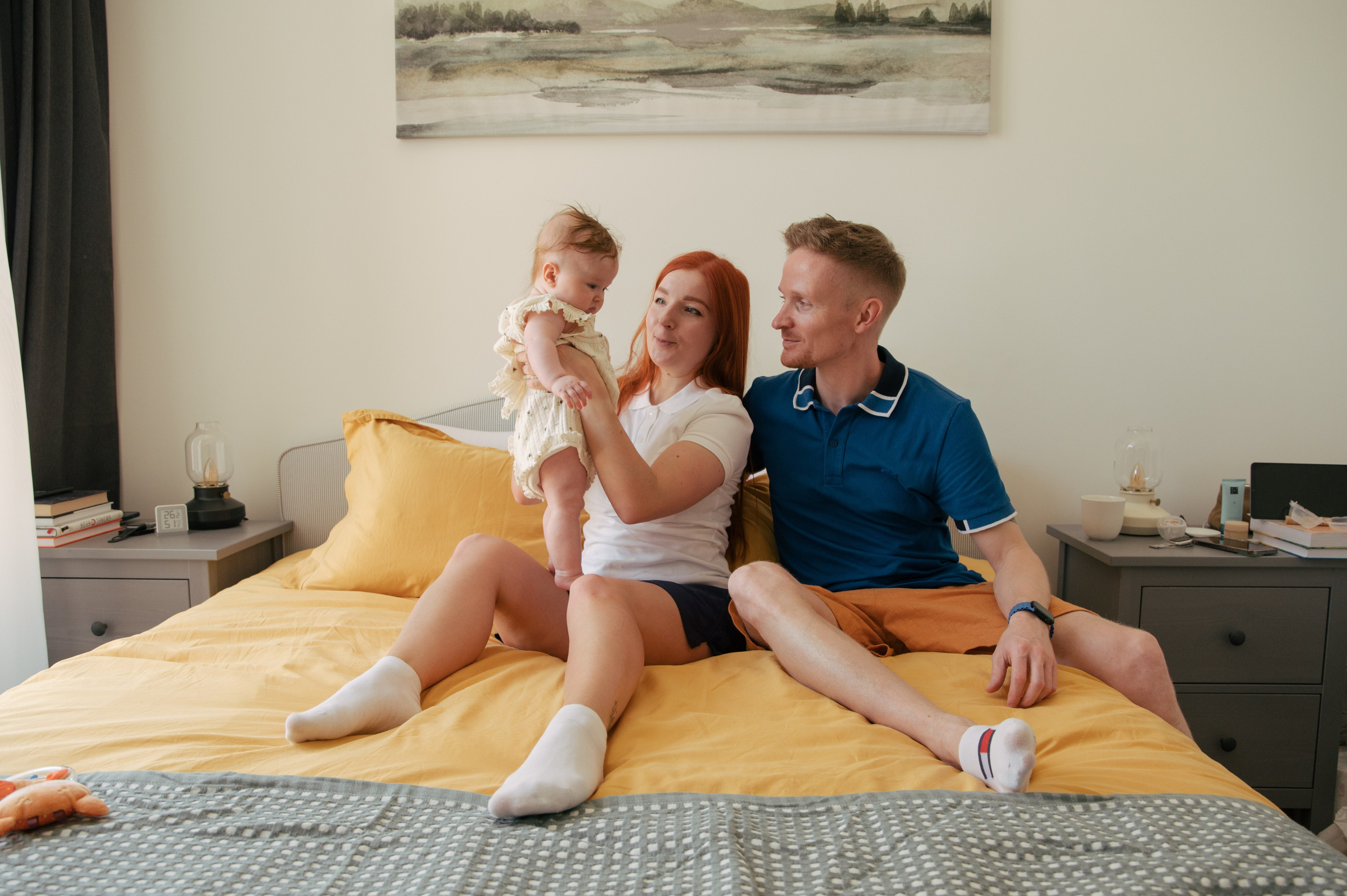 Family. Alex, Venera, Dasha. Art-photographer Ira Wind