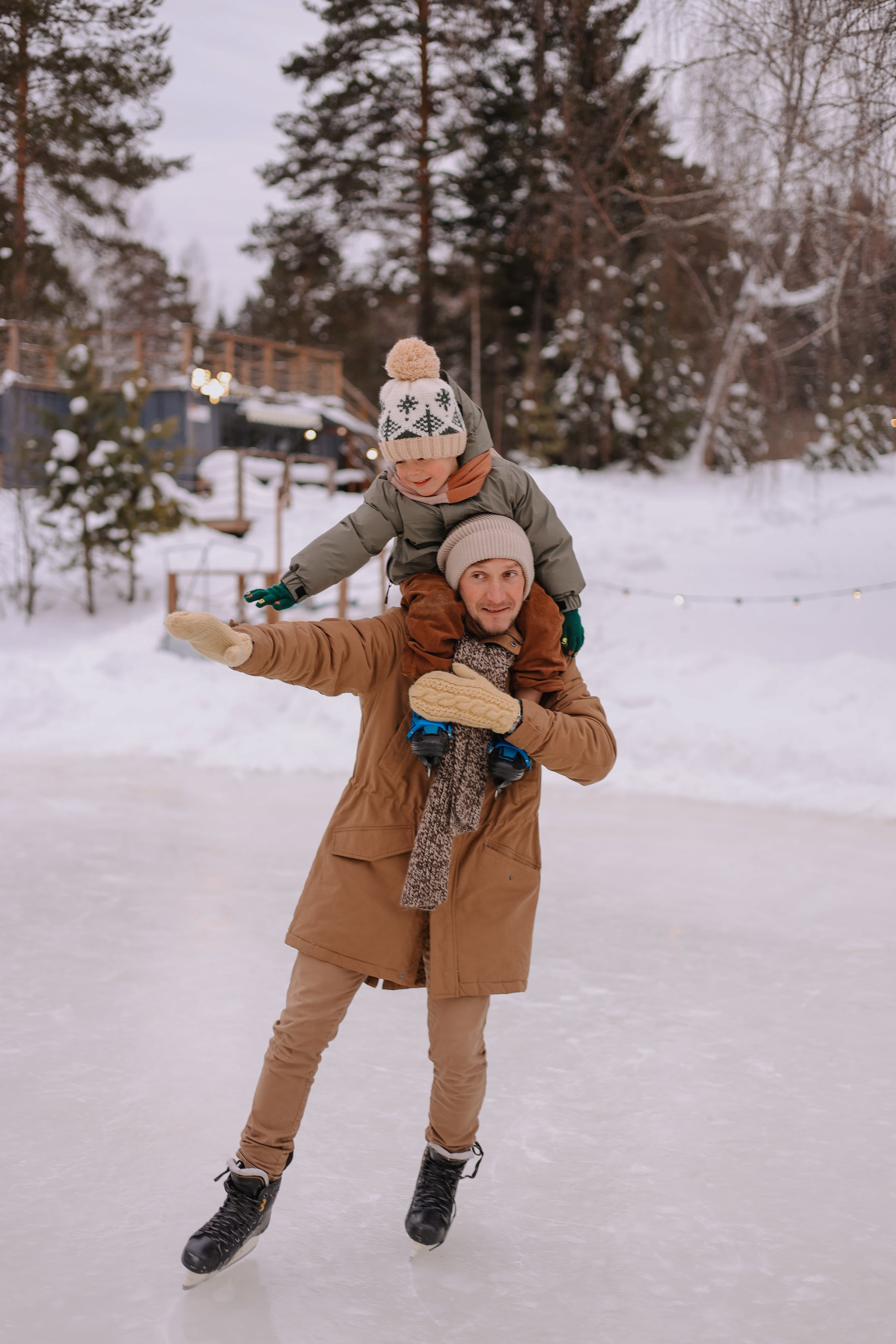 Семья, домик, зима. Marina Shakirova Photography