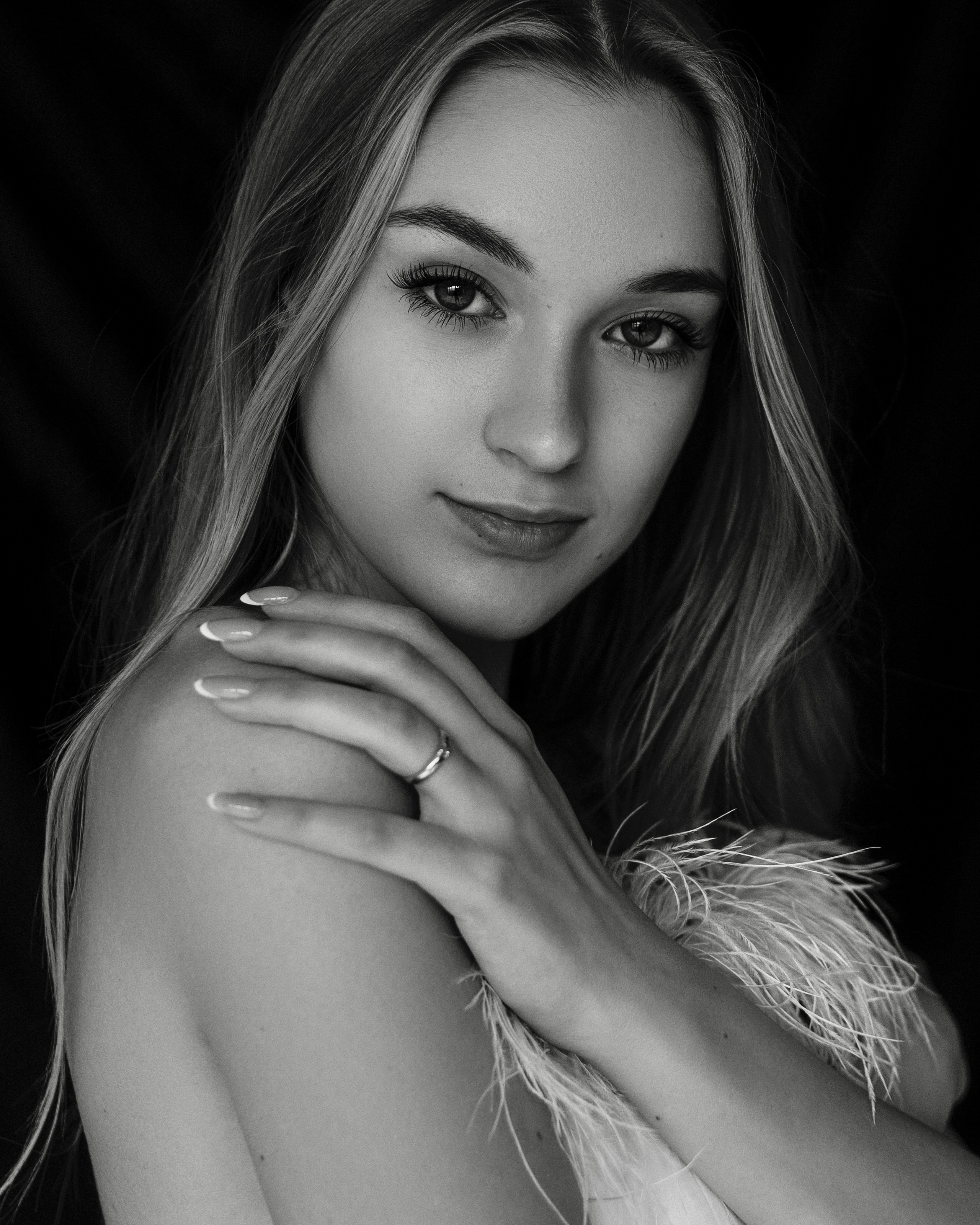 Черно-белая фотосессия. Портретный фотограф в Москве Виктория Шереметьева