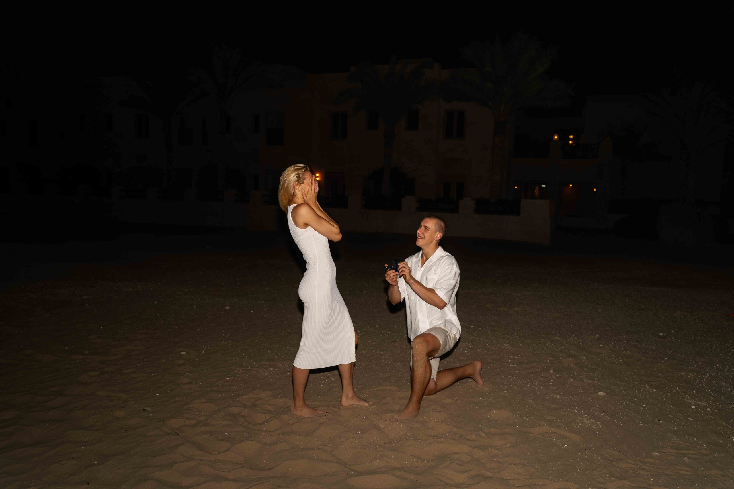 Предложение после заката | Елена и Никита. Фотограф и видеограф в Москве и Абу Даби Мария Кулагина