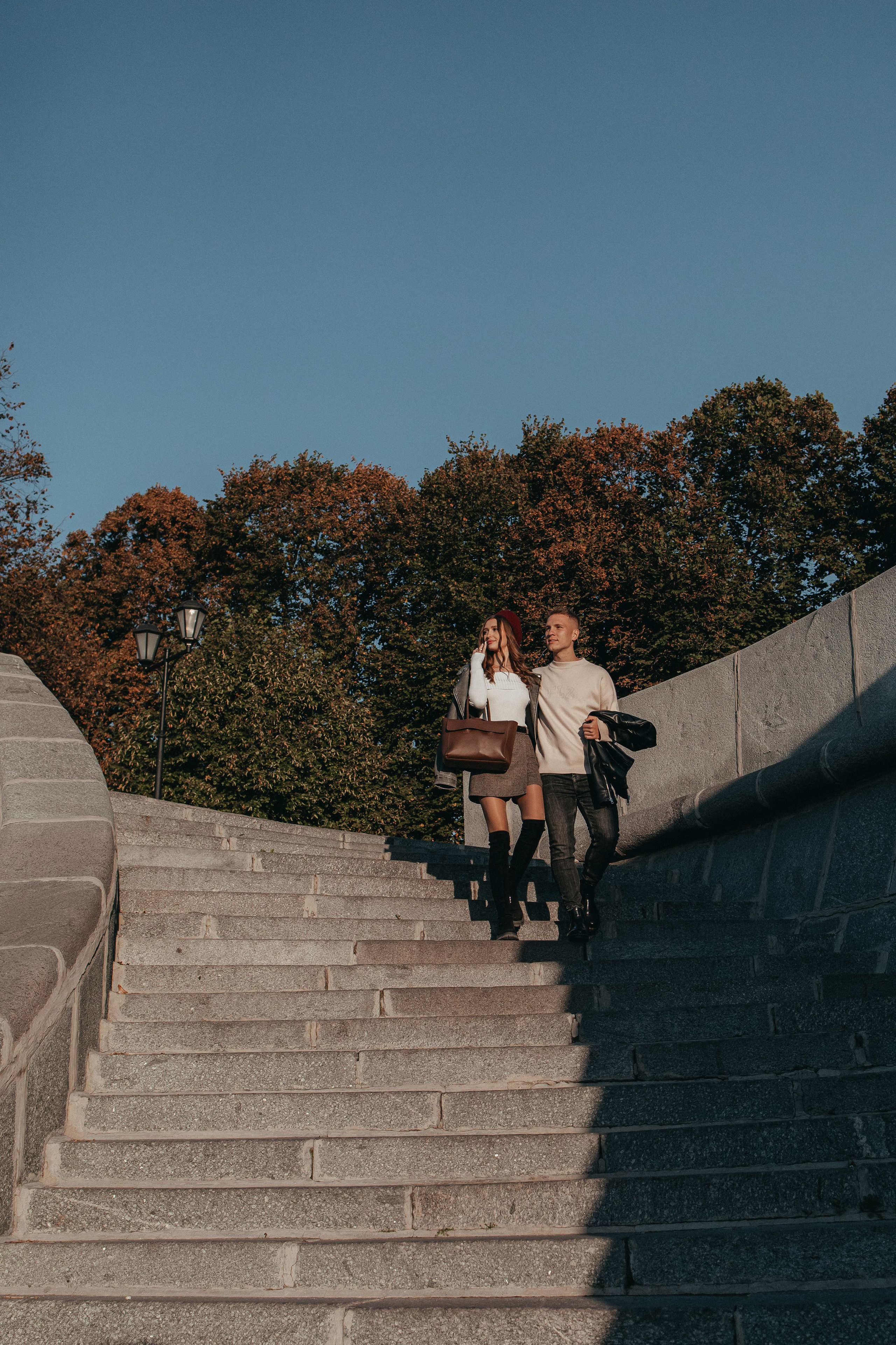 Красивая лавстори в Парке Горького для Вероники и Ивана. Семейный фотограф в Москве, Щелково, Фрязино _ Виктория Степанова