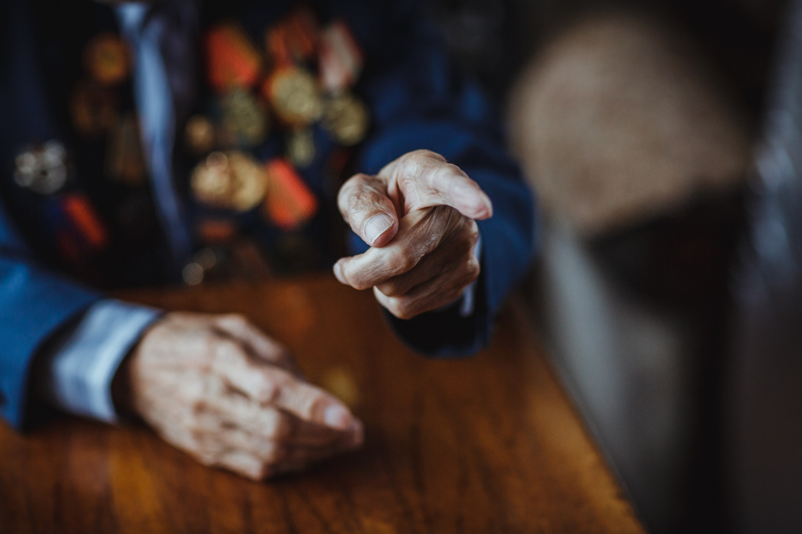 Ветеран Великой Отечественной Войны, портрет