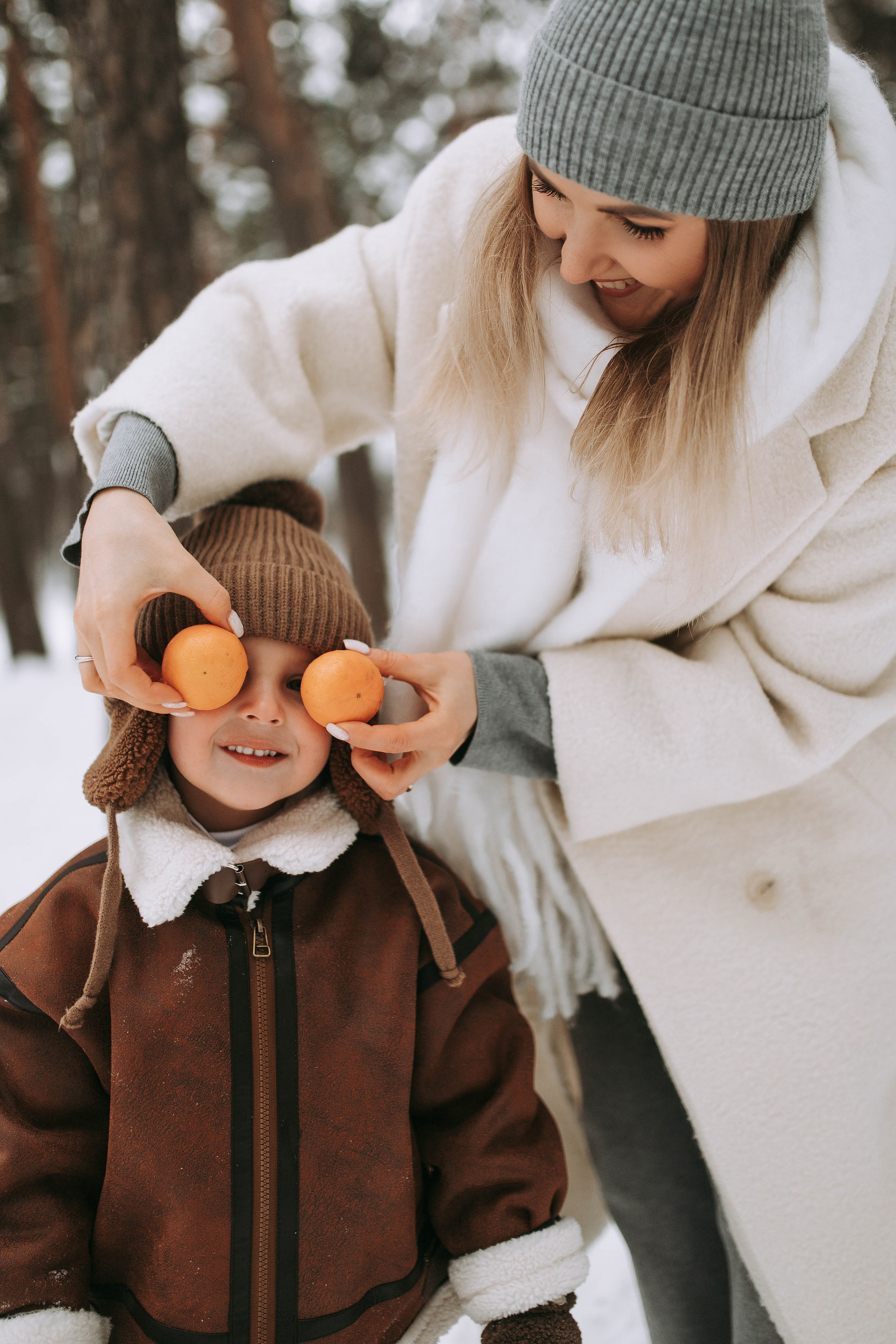 Зимняя прогулка по лесу. Свадебный и семейный фотограф в Нижнем Новгороде