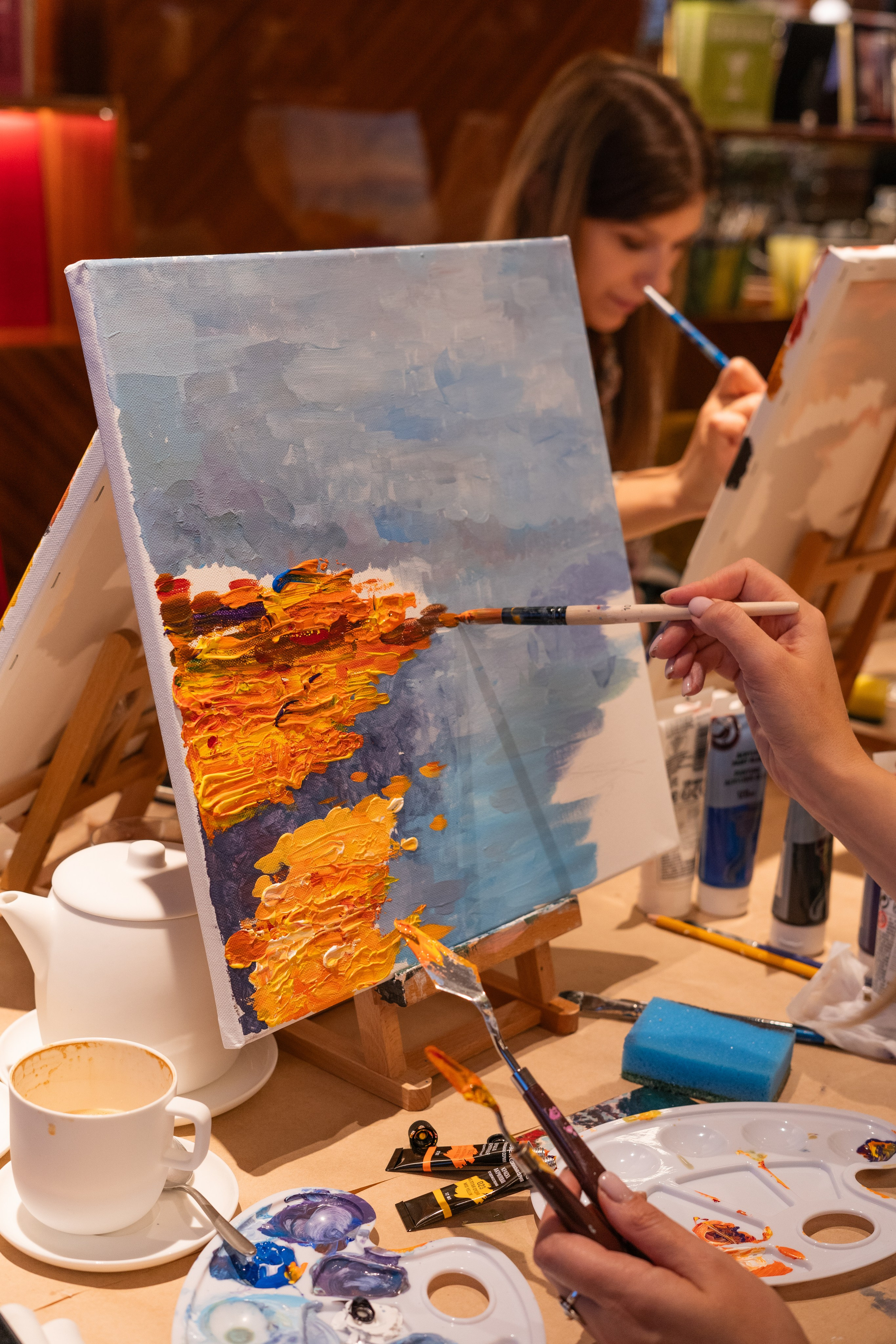 Корпоратив Teach Me Art 3. Портретный фотограф в Москве и Санкт-Петербурге Арина Чех