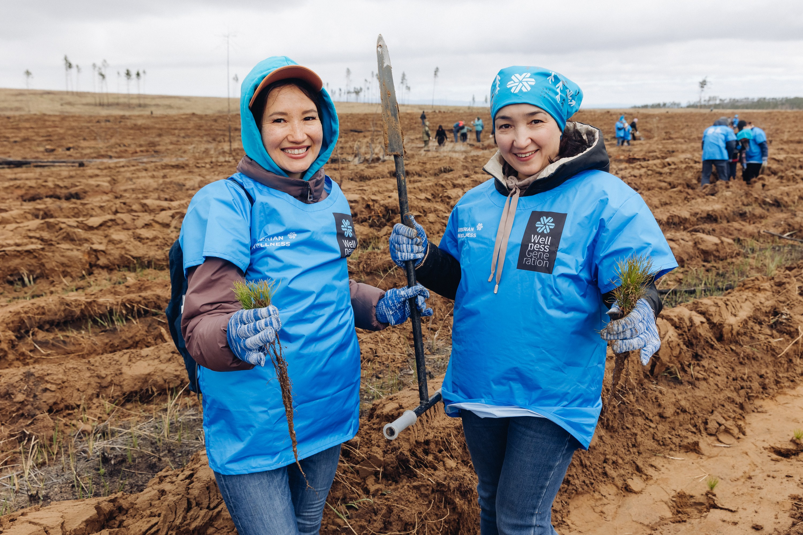 Siberian wellness. Ежегодная акция по посадке деревьев. Свадебный и семейный фотограф в Улан-Удэ