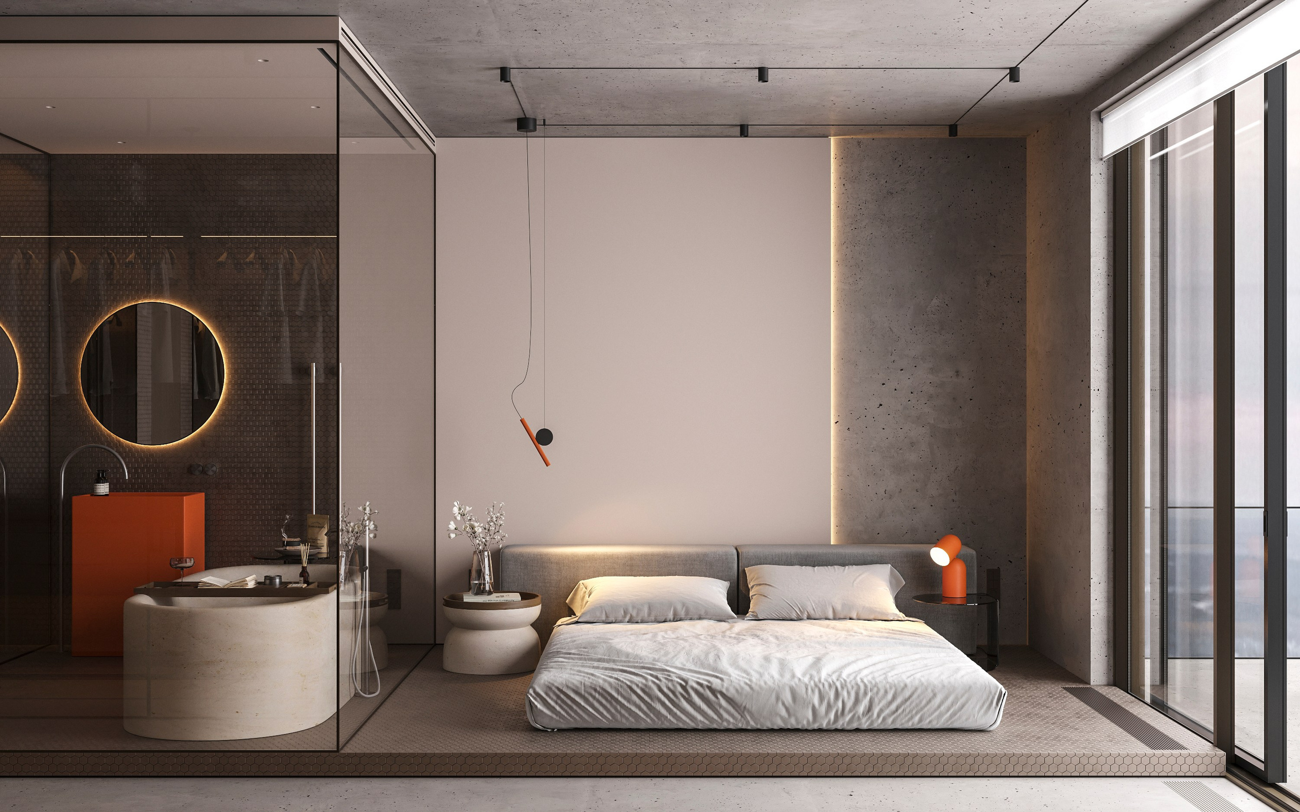 LUXURIOUS SIMPLICITY | BEIGE CONCEPT. Interior Visualization by Valerie Stetyukevich