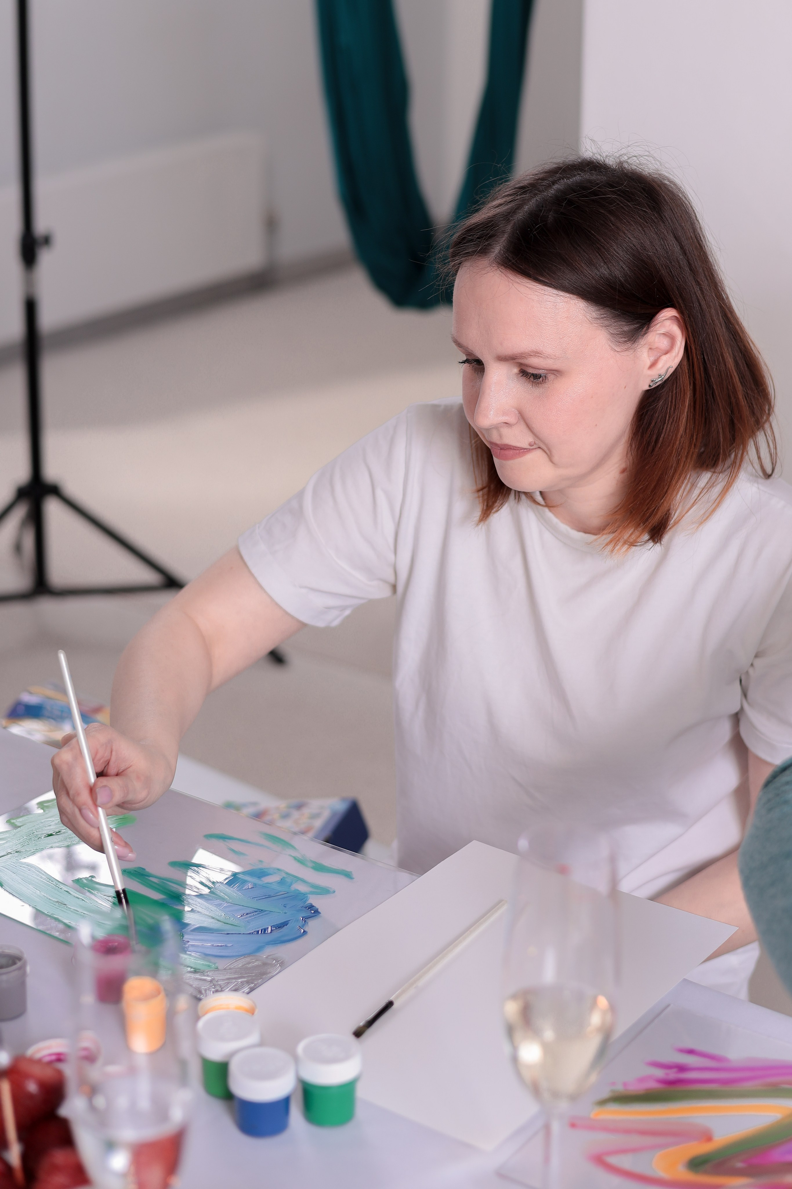 Арт-терапия + аэройога. Фотограф Надршина Лилия