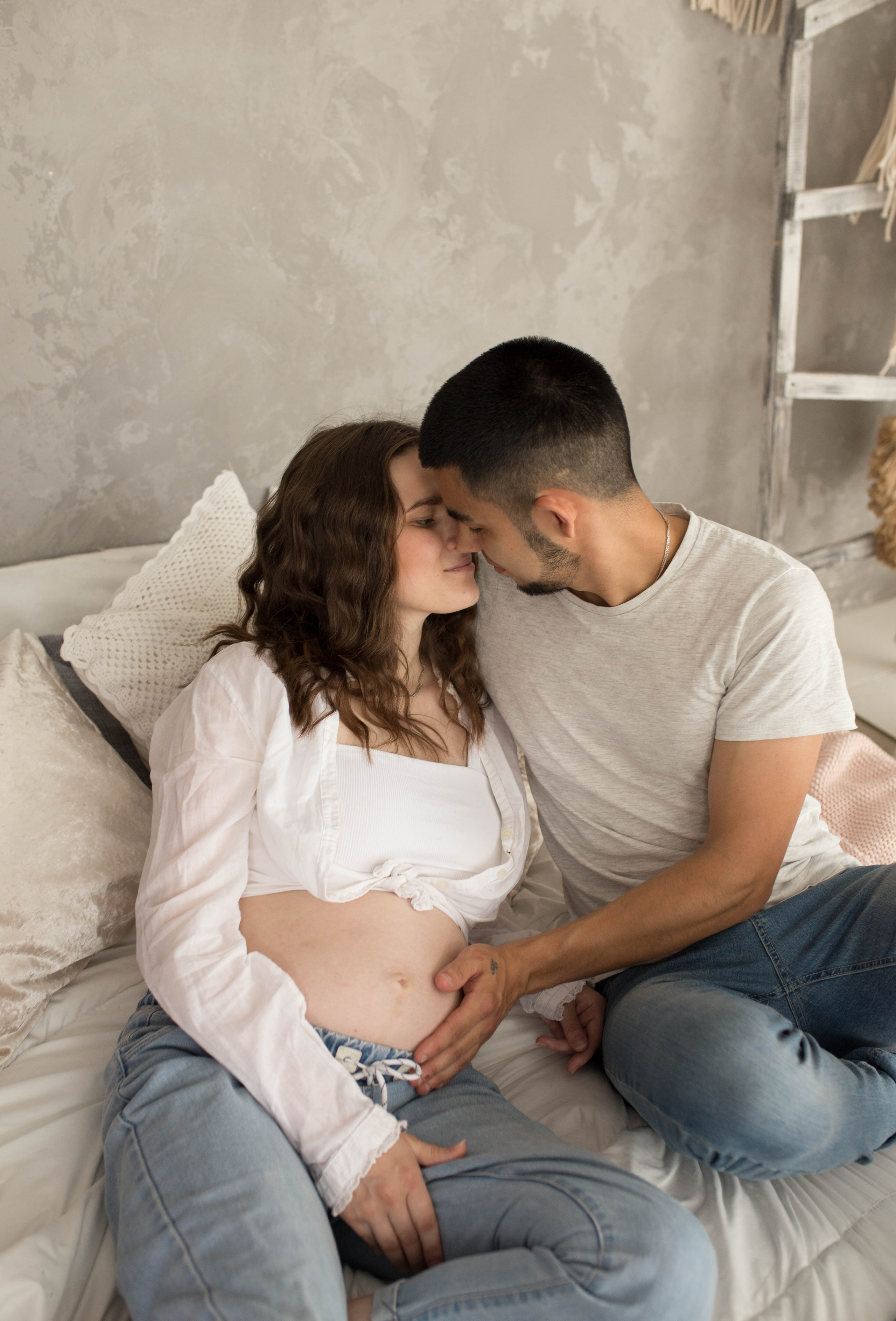 В ожидании. Фотограф новорождённых малышей и детский фотограф В Казани Лана Максим