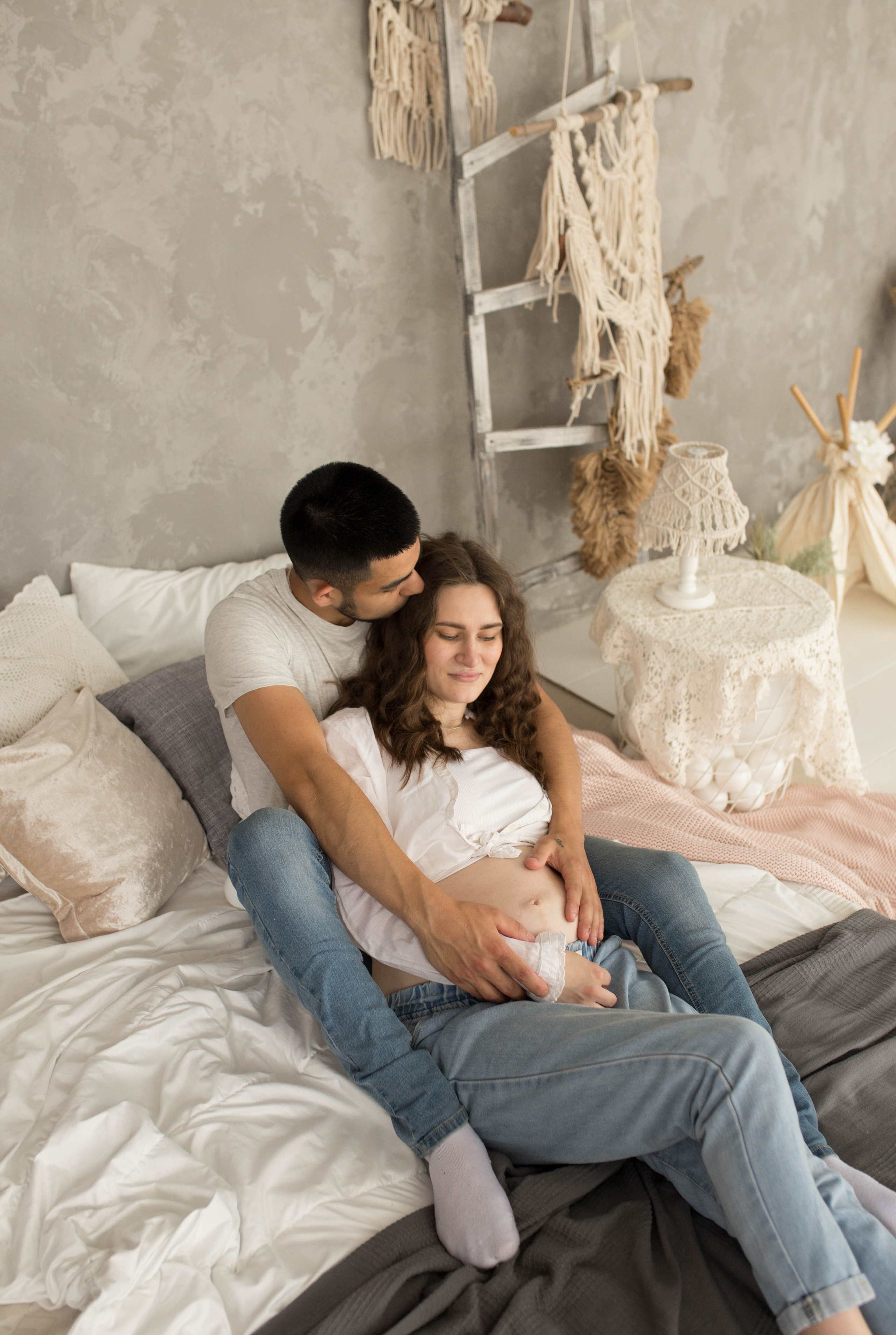 В ожидании. Фотограф новорождённых малышей и детский фотограф В Казани Лана Максим