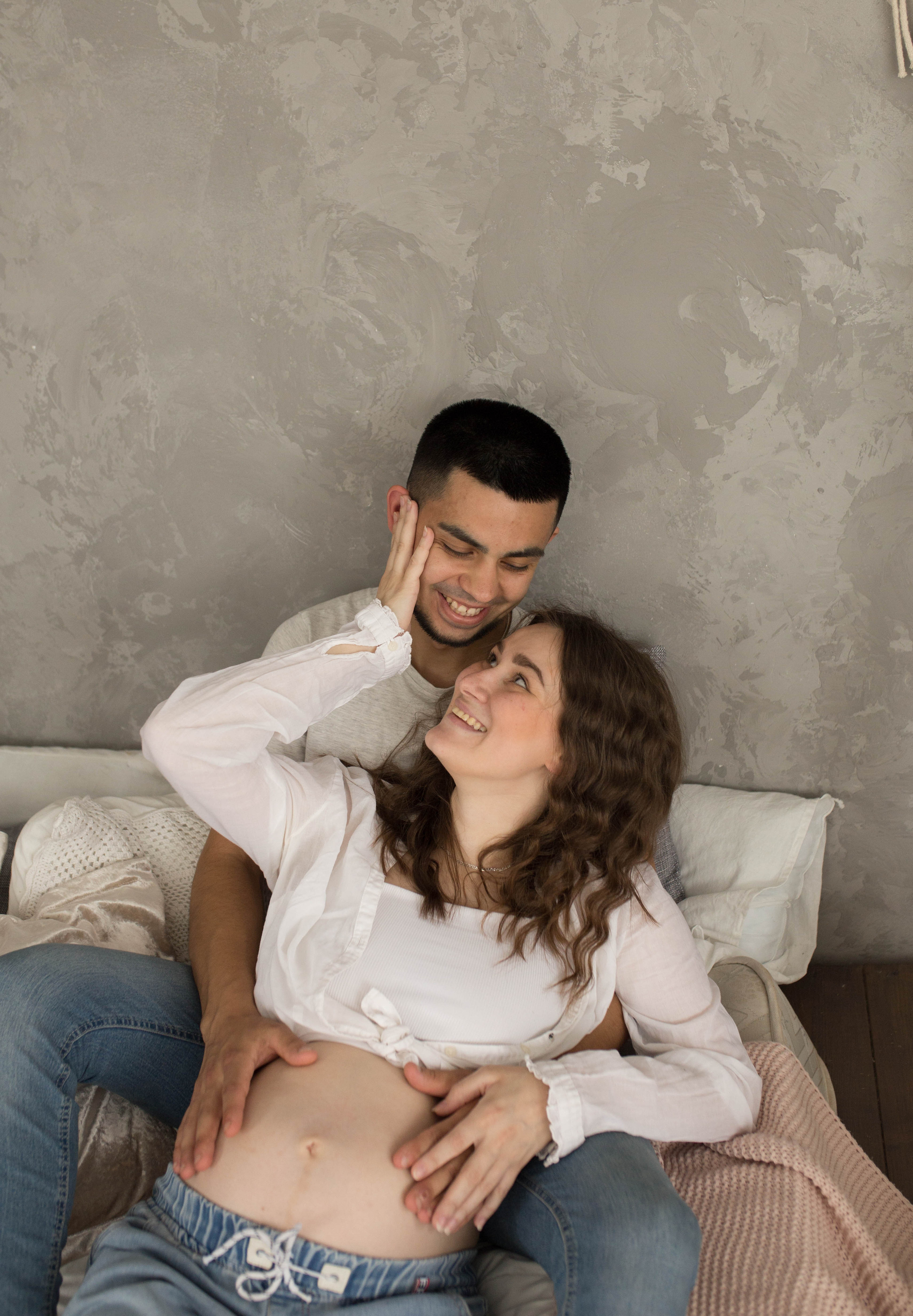 В ожидании. Фотограф новорождённых малышей и детский фотограф В Казани Лана Максим