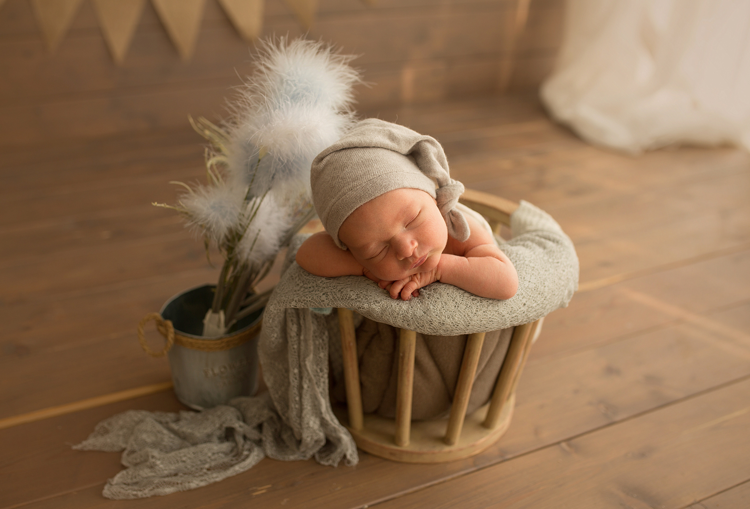 Фотосессия новорождённого. Фотограф новорождённых малышей и детский фотограф В Казани Лана Максим