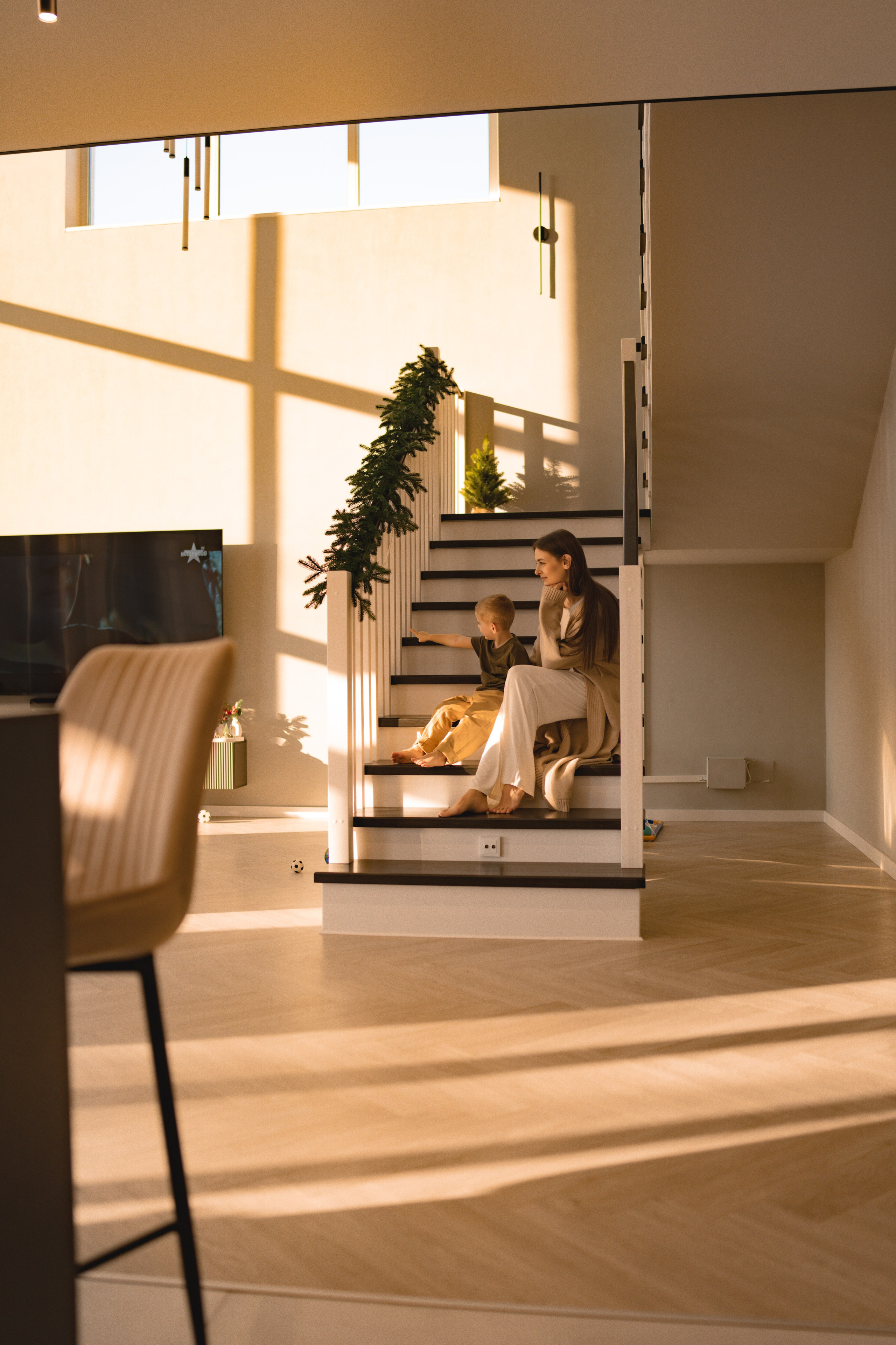 Домашняя съемка семьи Ксении и Алексея. Семейный и портретный фотограф в Санкт-Петербурге Татьяна Гримоть