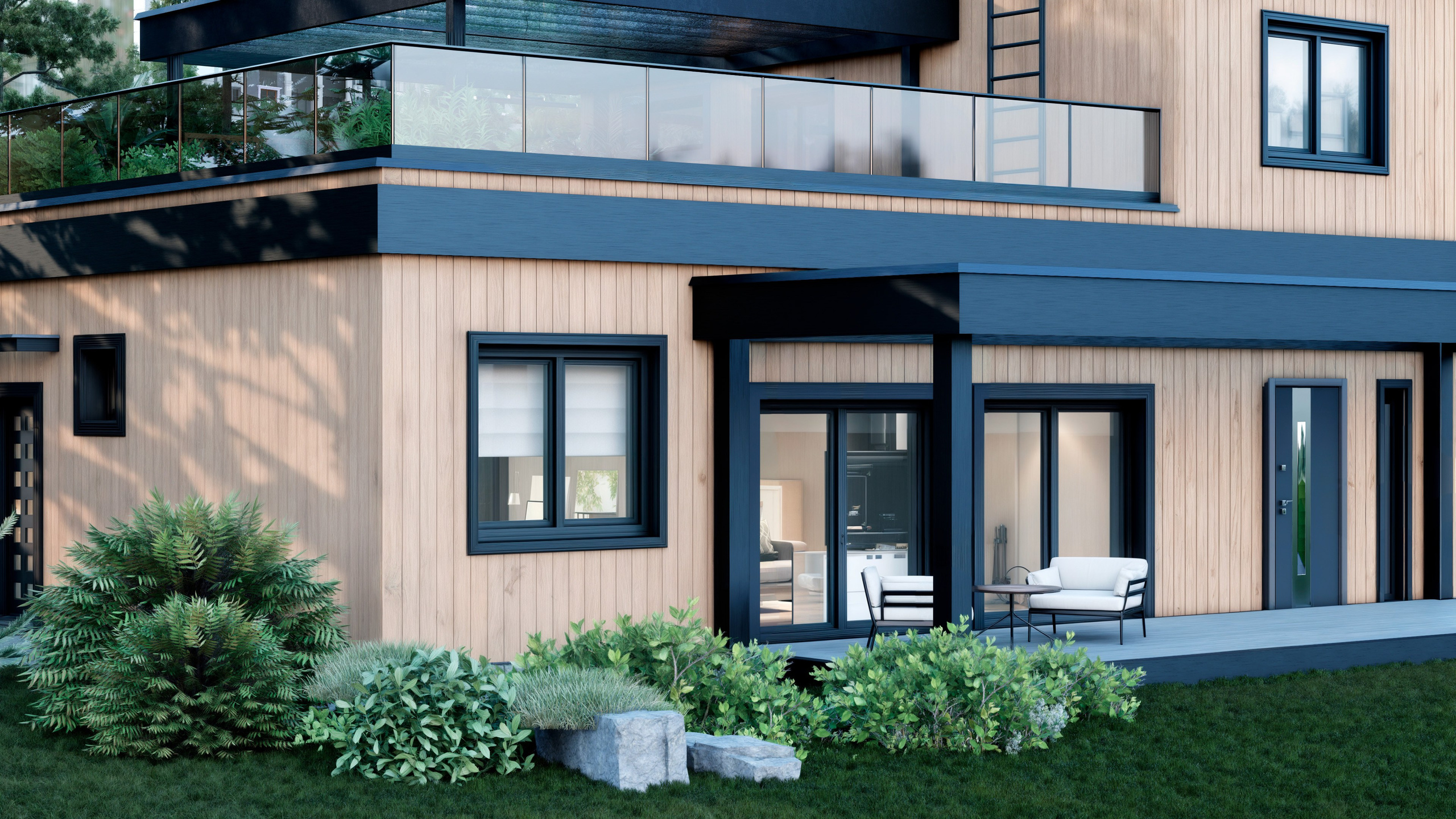 Жилой дом двухэтажный. Главная