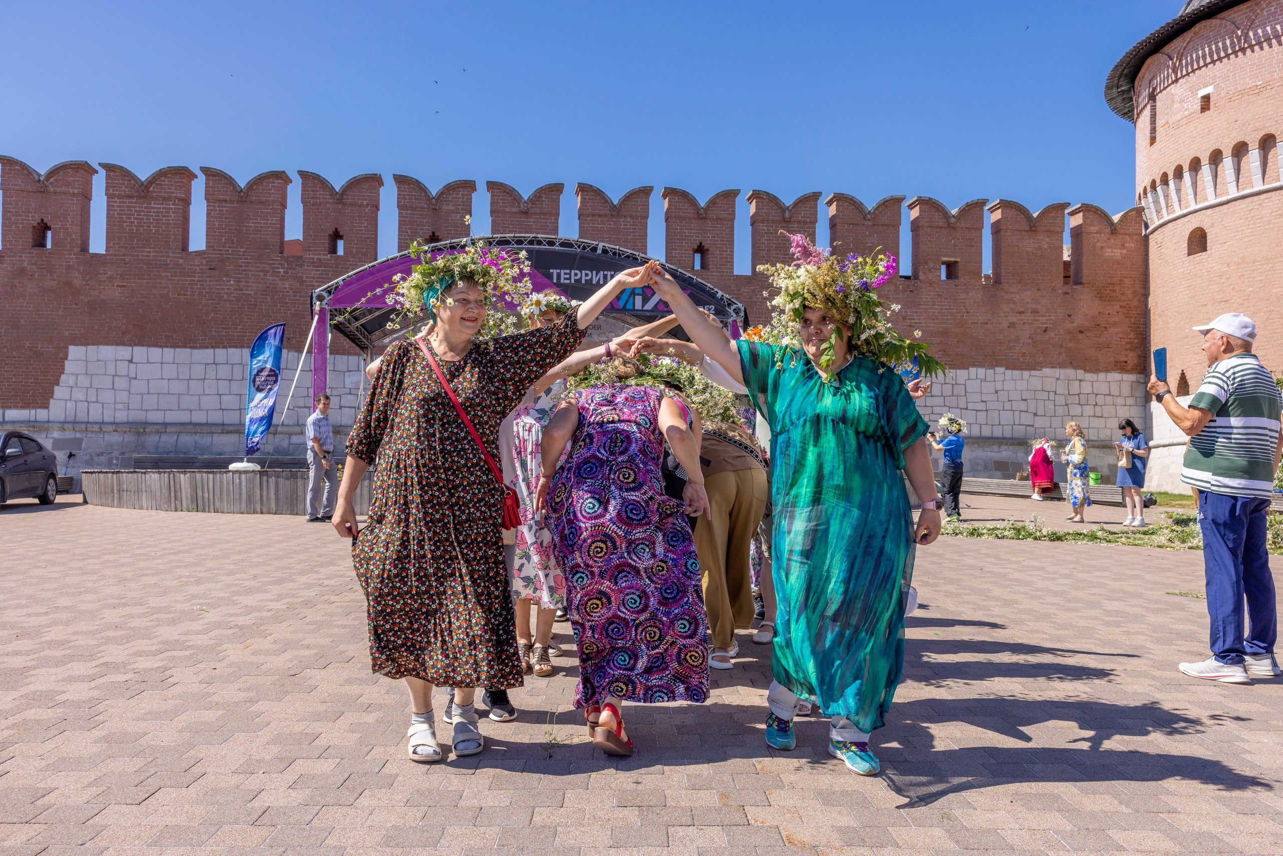 Фестиваль «Ромашковый хоровод». Северная ходьба. Фотограф в Туле Крупский АнДРей. Фотостудия «КАДР71» в Туле