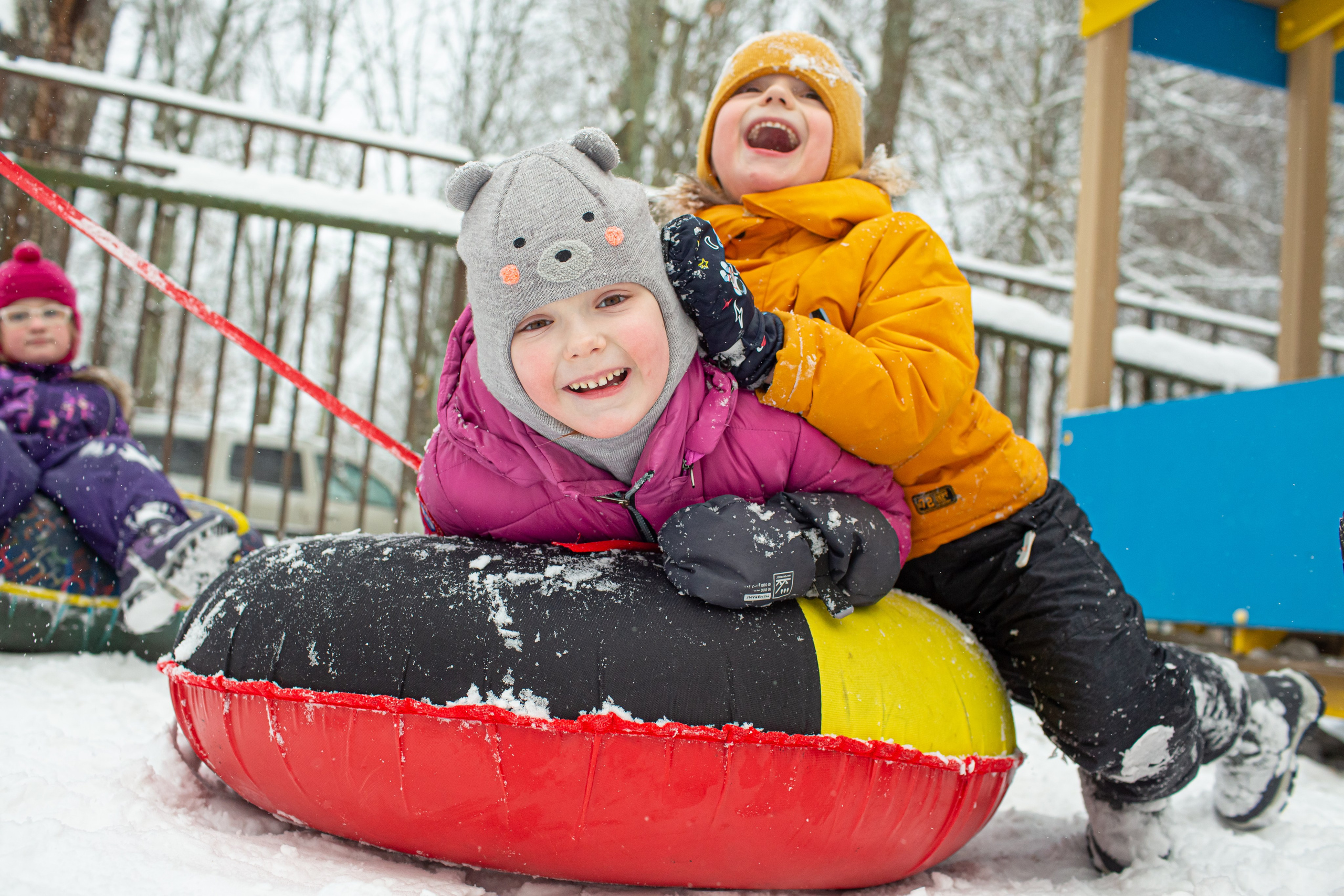 Зима в детском саду. Свадебный, семейный, детский фотограф в Санкт-Петербурге