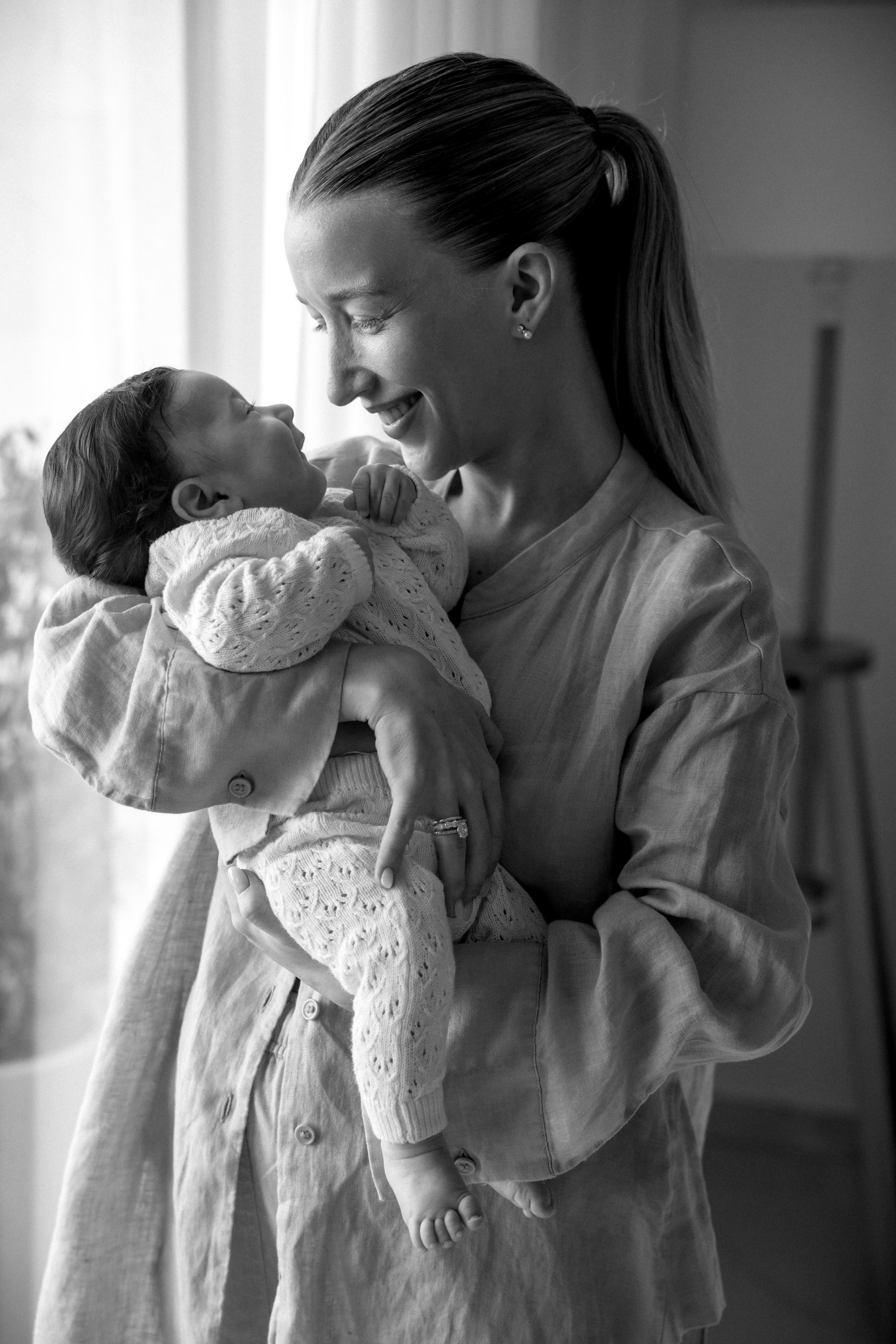 New born family photoshoot at home. Wedding and family photographer