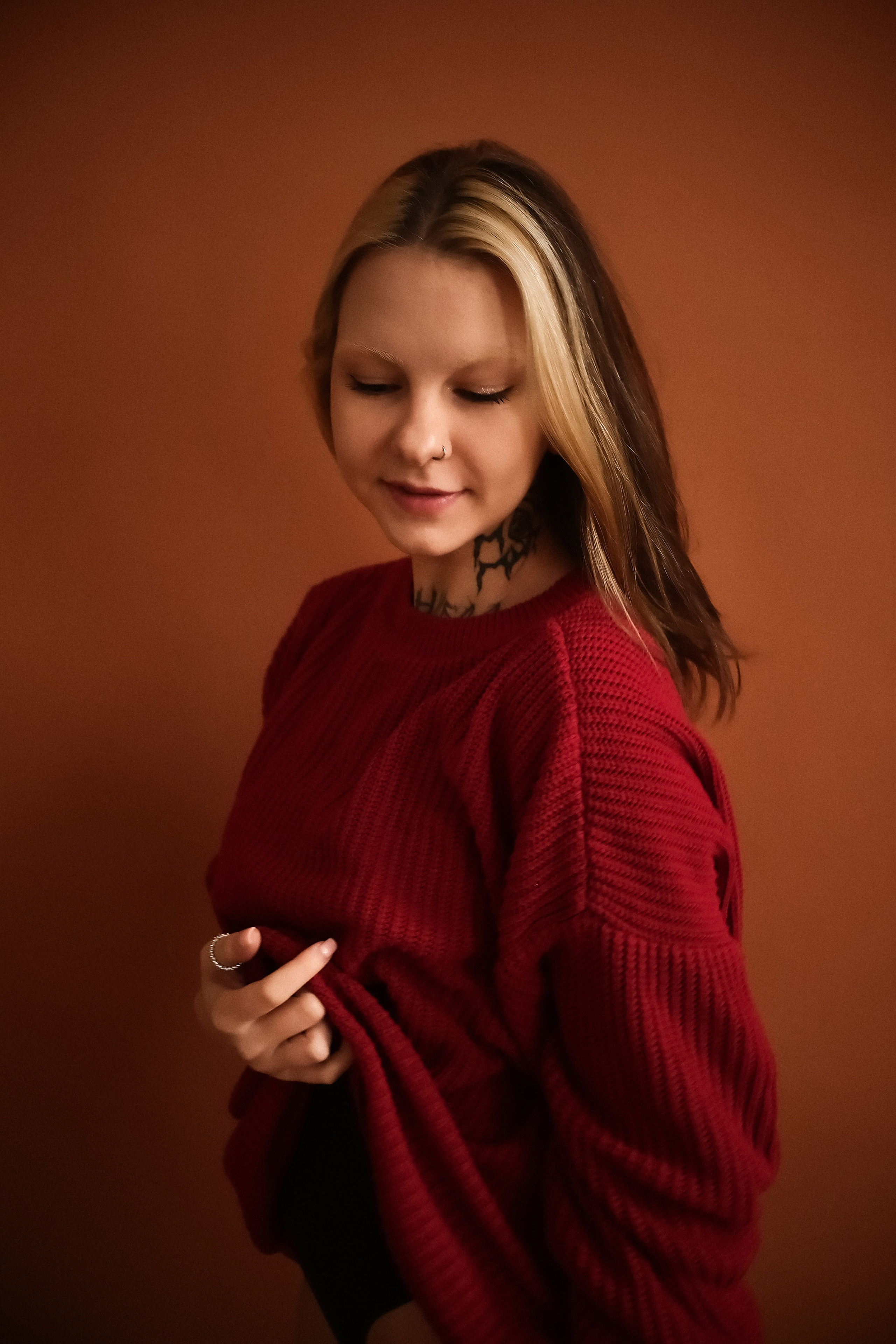 Теплая студийная съемка с Дарьей