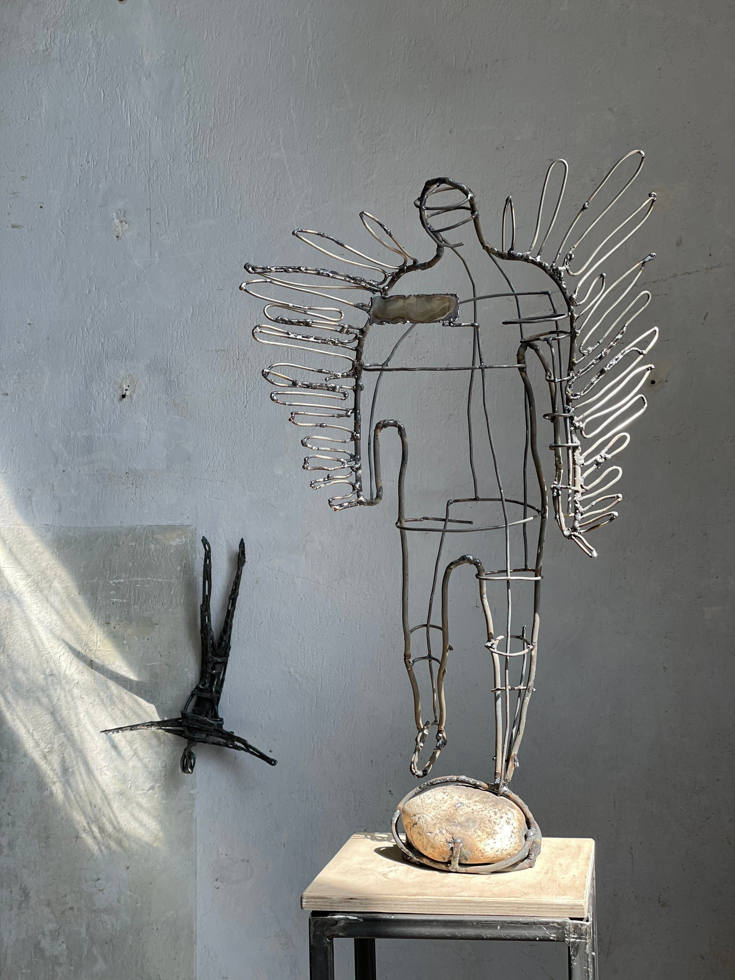 Человек птица_man-bird_2020. Художник — скульптор Антонина Фатхуллина