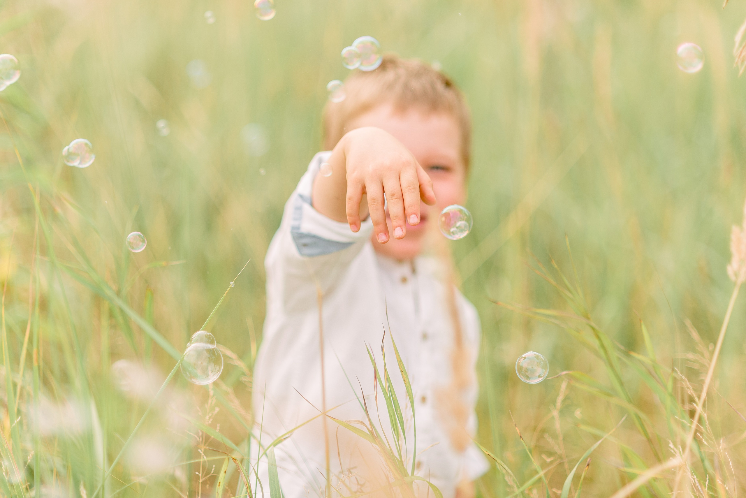 В поле. Фотограф Юлия Попова