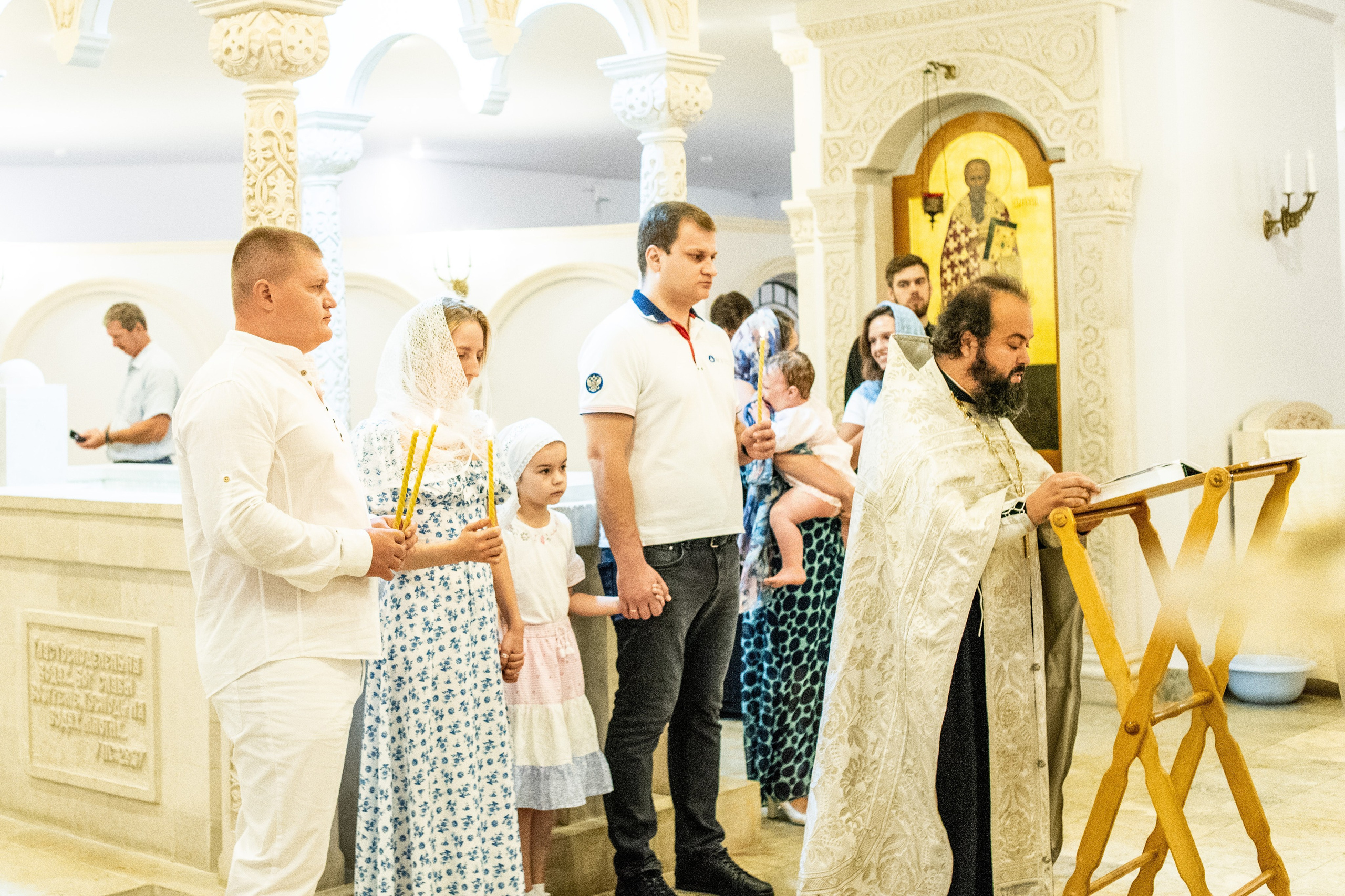 Крещении Ксении. Фотограф Юлия Попова