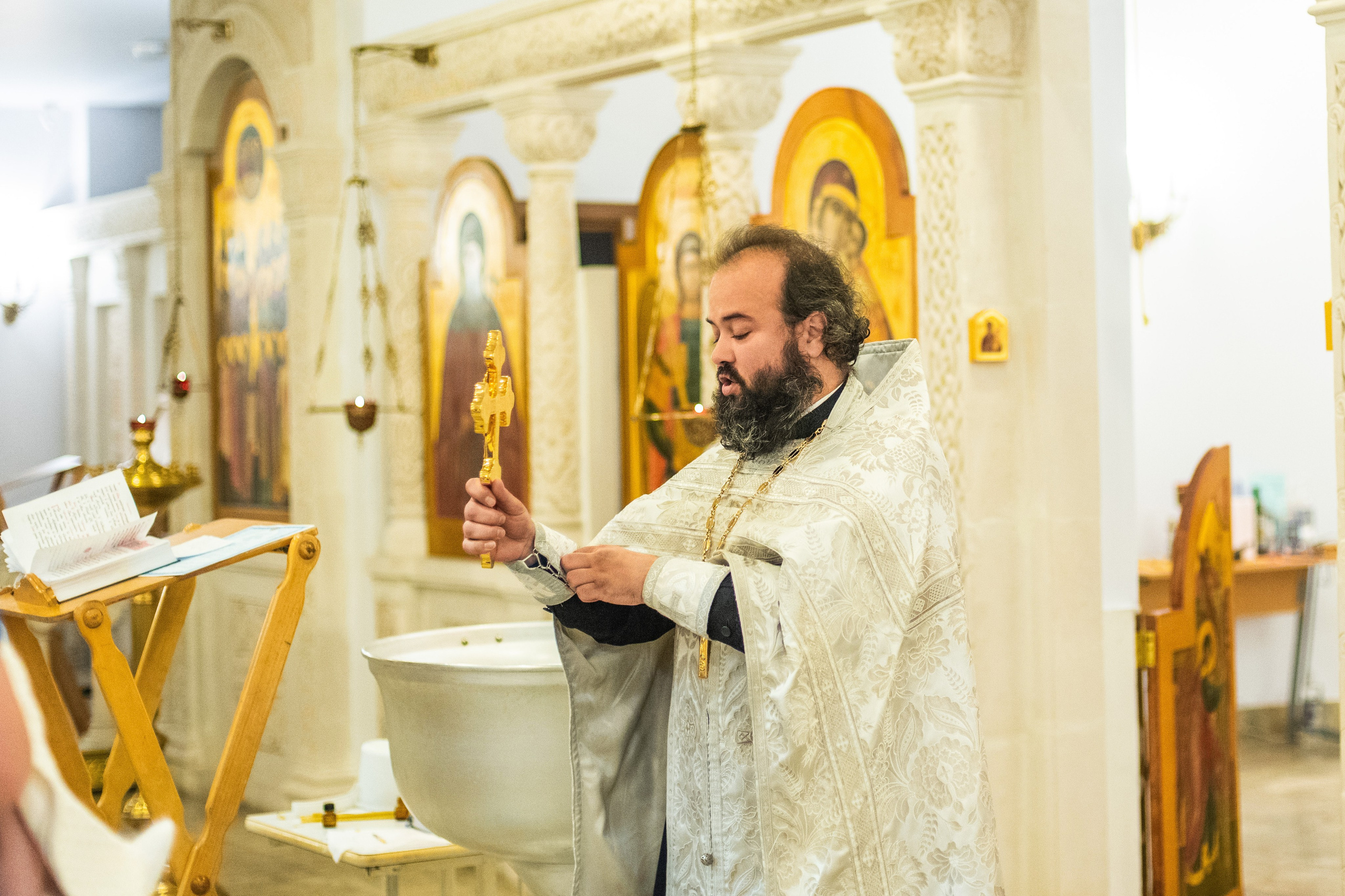 Крещении Ксении. Фотограф Юлия Попова