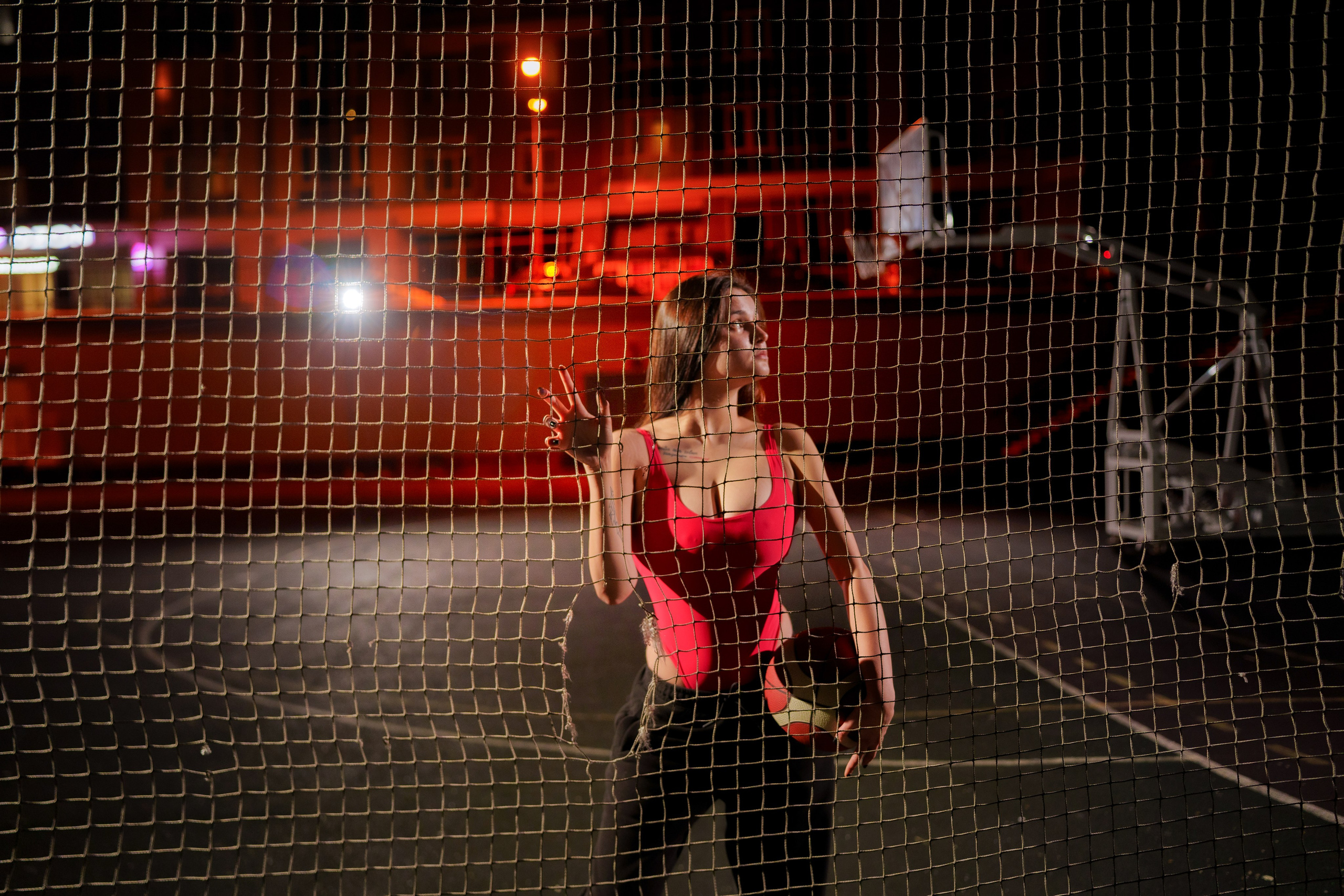 Ночной баскетбол с Вазирой 🏀. Фотограф Андрей Чеботок (Белгород, Курск, Воронеж, Старый Оскол)