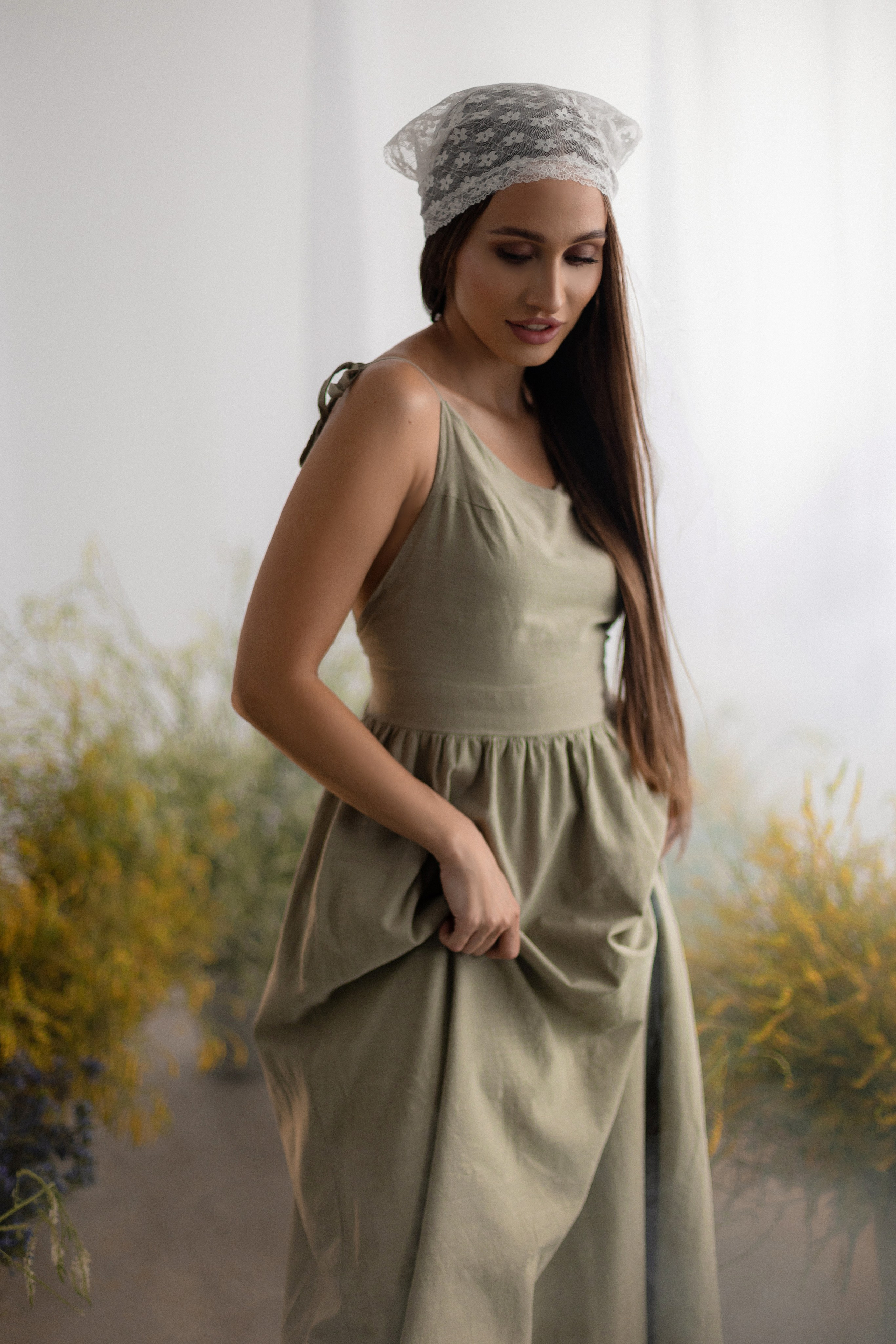 Анастасия, съёмка в полевых цветах. Свадебный и портретный фотограф в Миассе Филиппенко Дарья