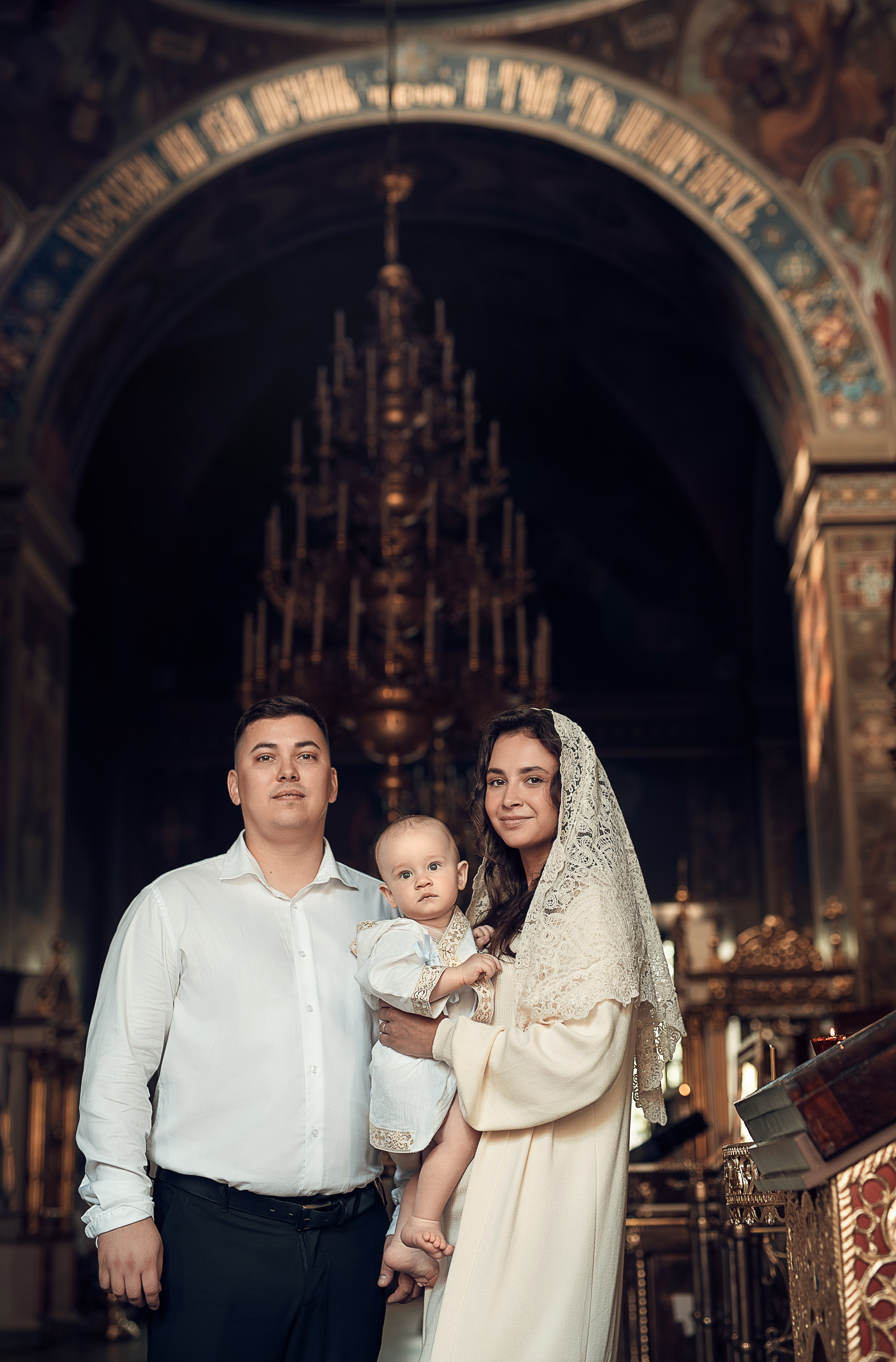 Фотосъемка крещения младенца в Москве