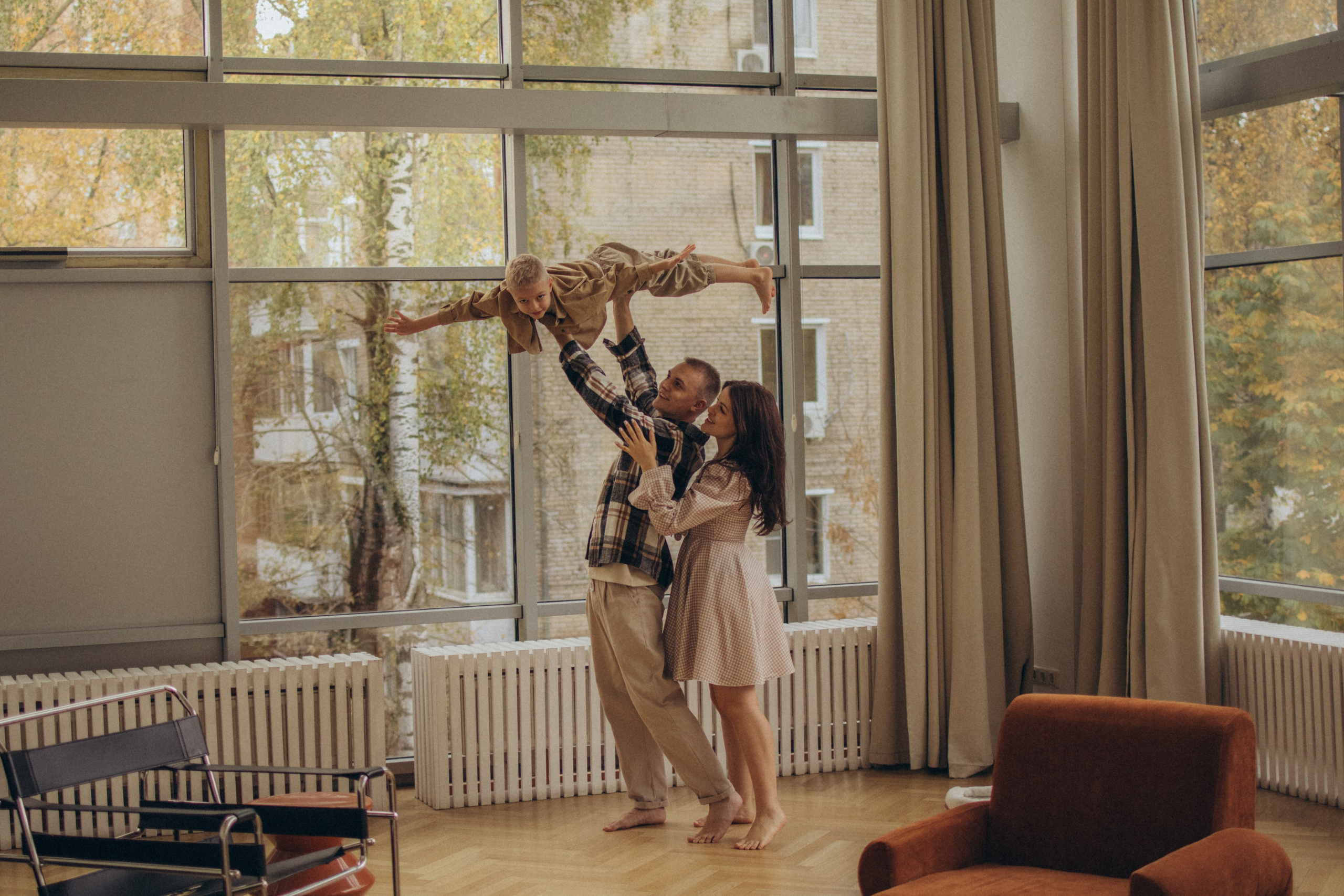 Николай, Анна и Илюша. Семейный фотограф Москва