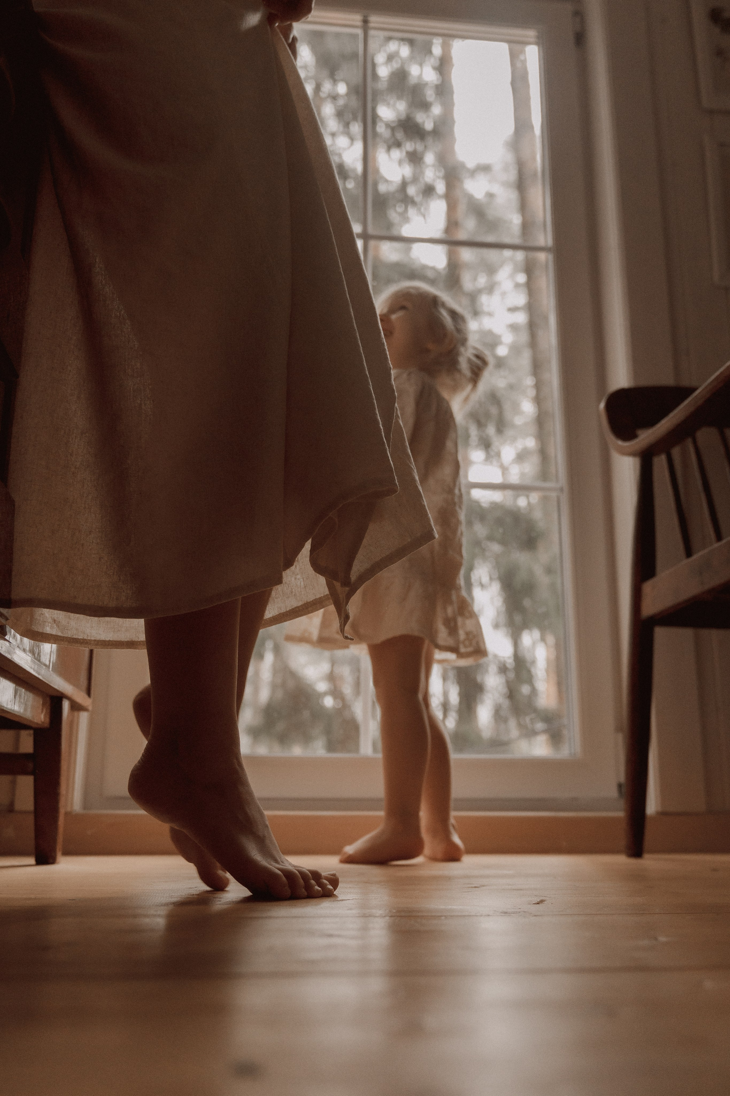 Лея и Ксения в фотодаче Ландыши. Семейный и детский фотограф в Сергиев Посаде, Хотьково Якимчук Любовь