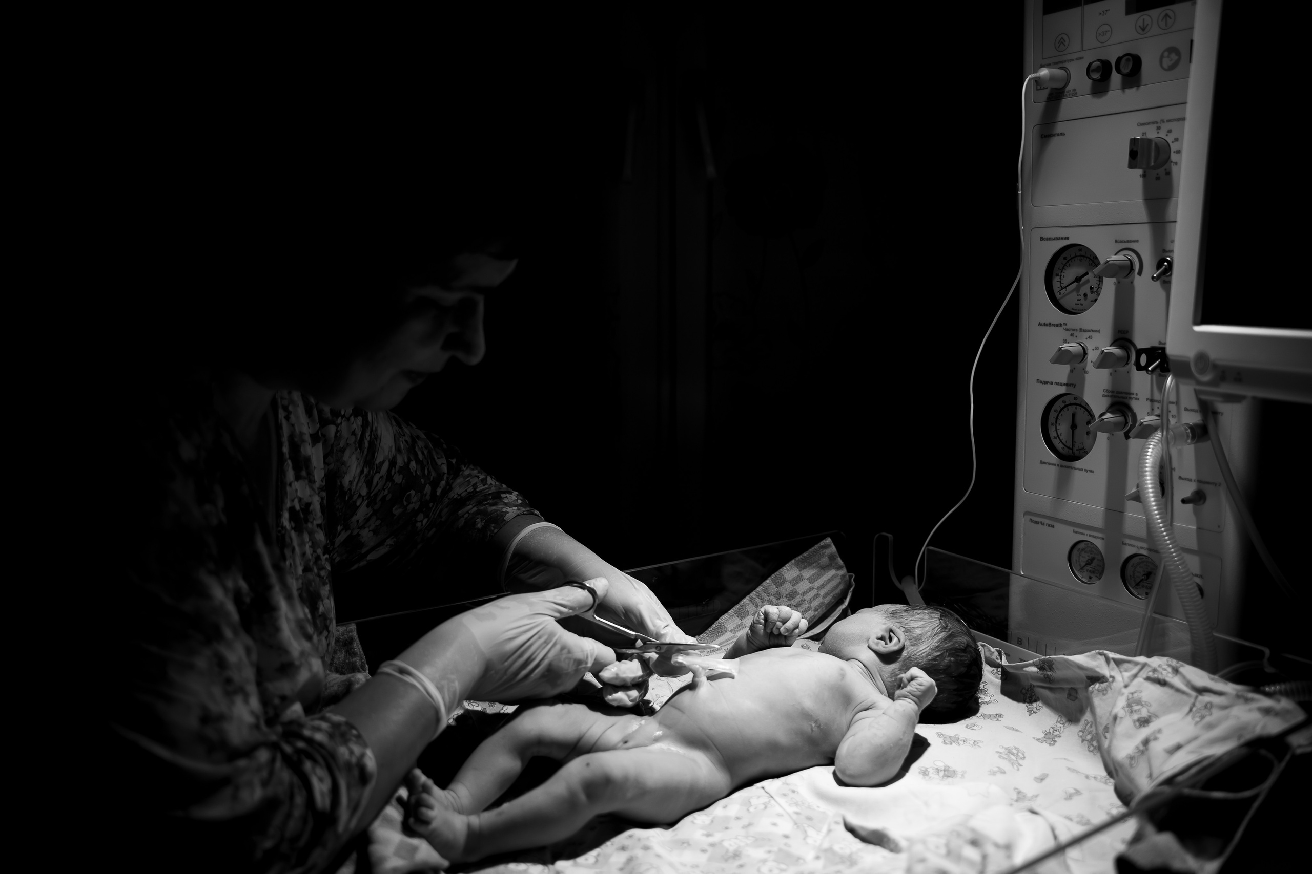 Съёмка рождения. Фотограф на роды Москва Ольга Летучева