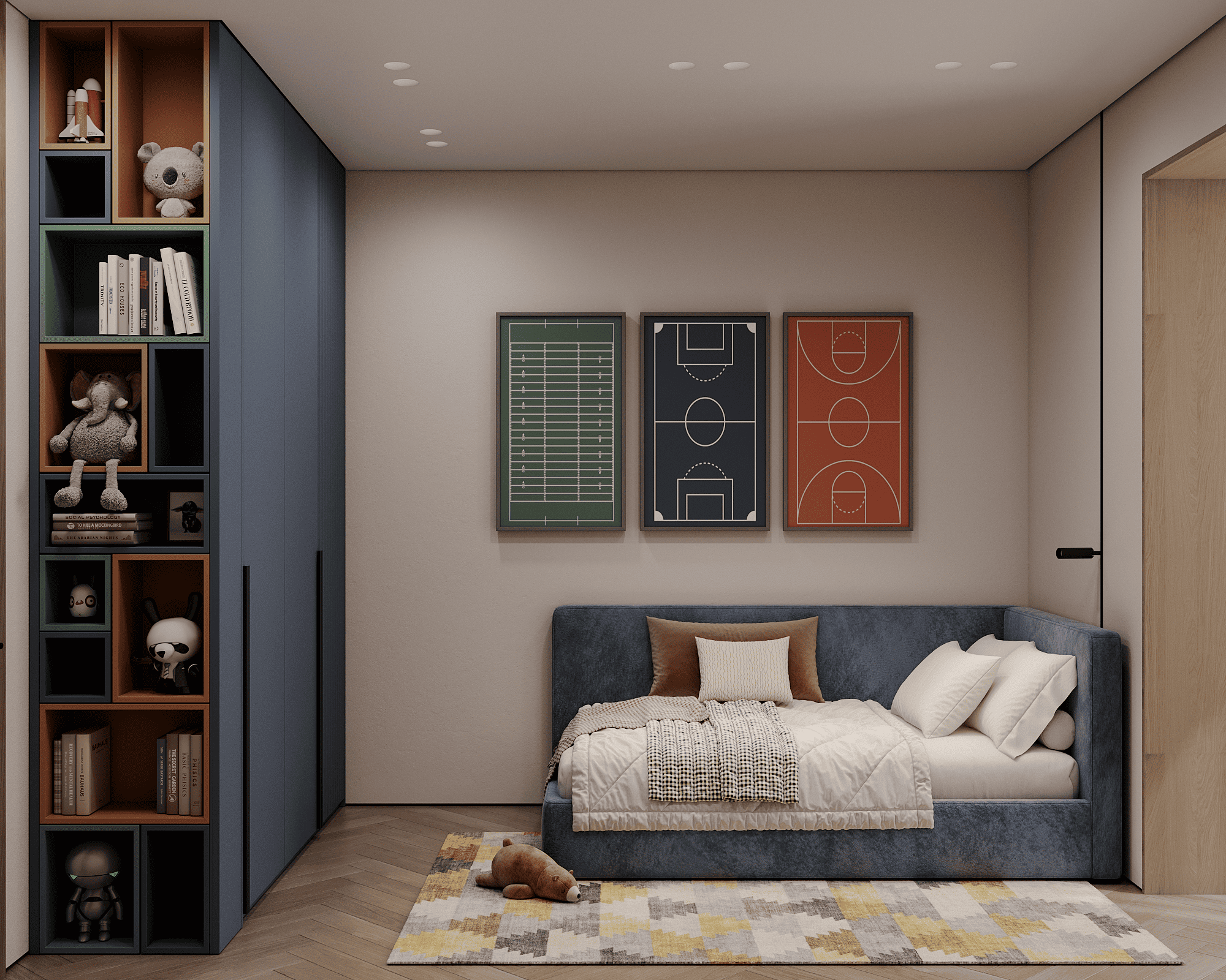 Концепции интерьеров детских комнат