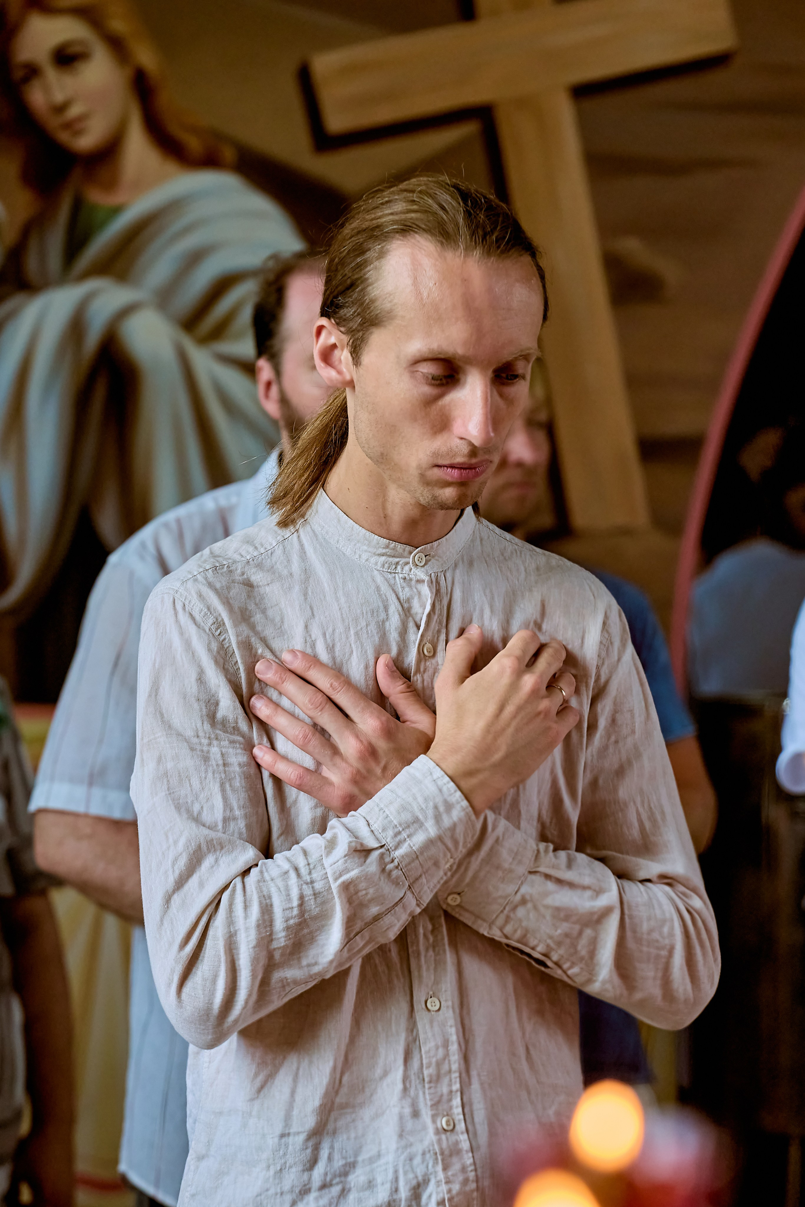 Мужской портрет из серии Лица храма фотограф Николай Голованов православный портретный фотограф