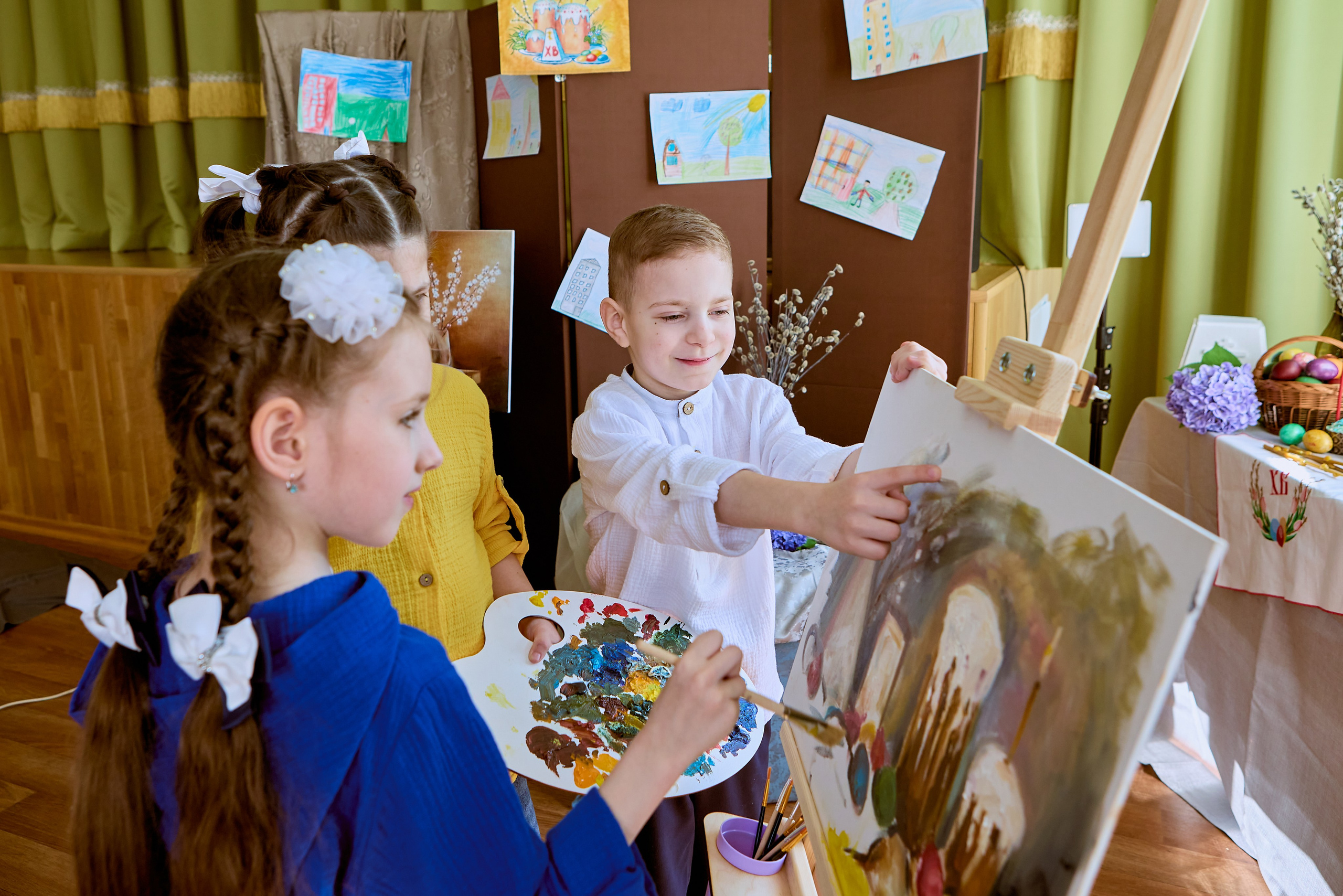 Творческая фотосессия художники