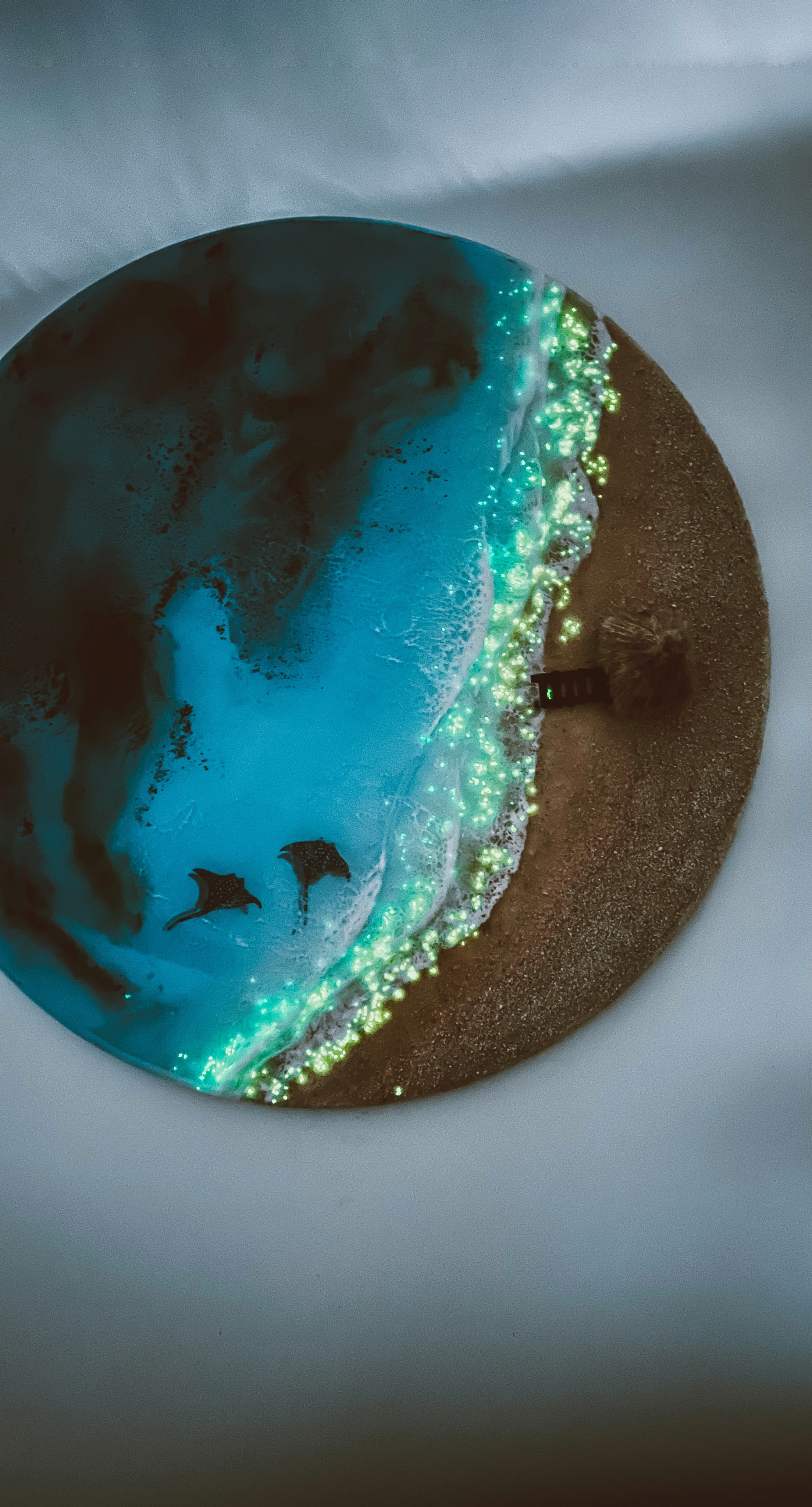 Эпоксидная смола. Seatales — эпоксидная смола и спиртовые чернила