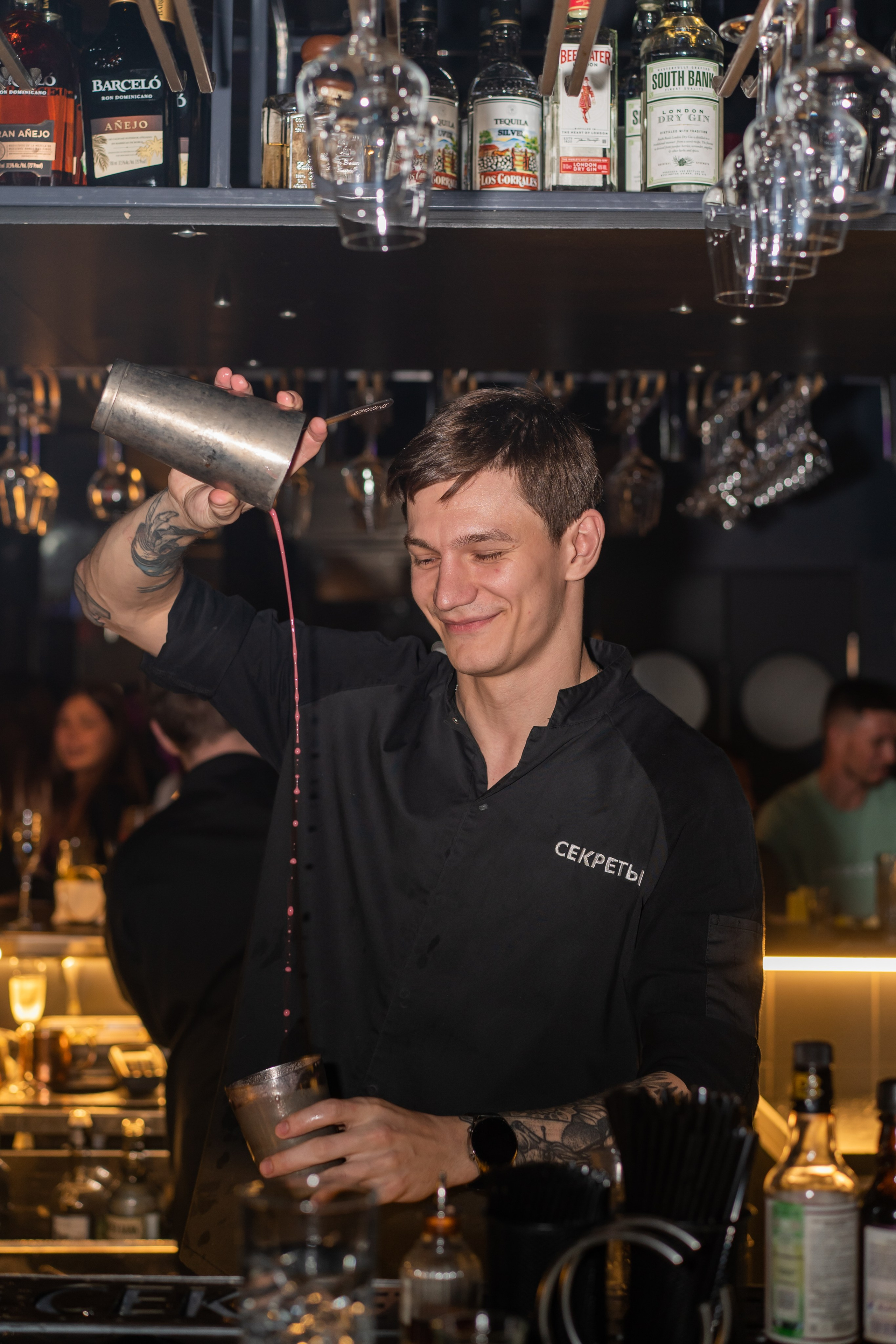 Съемка в баре Секреты. Фотограф Лютикова Ирина, Тюмень, Москва