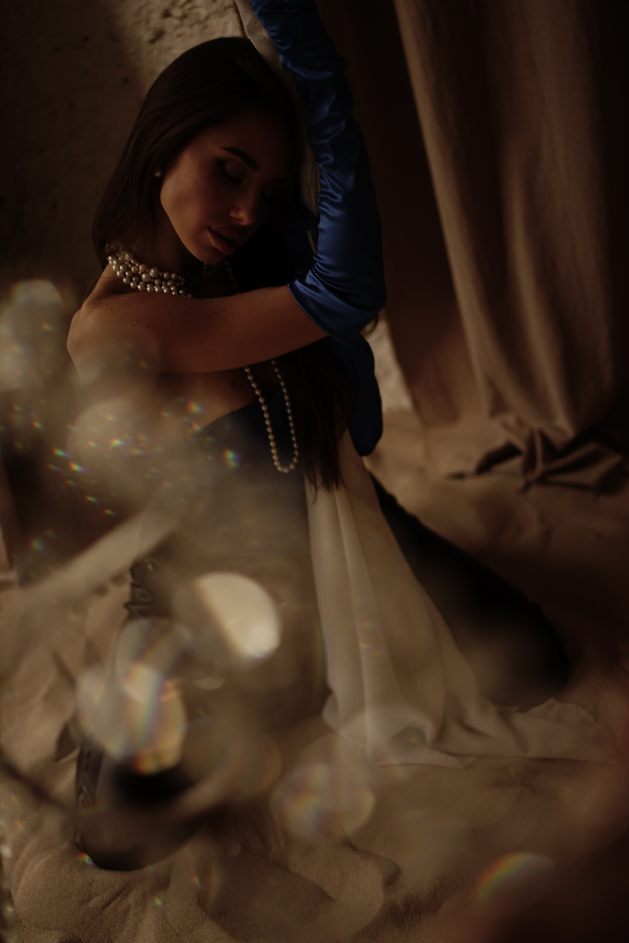 Будуарная фотосессия в студии г. Москва. Фотограф Екатеринбург Кокшарова Александра